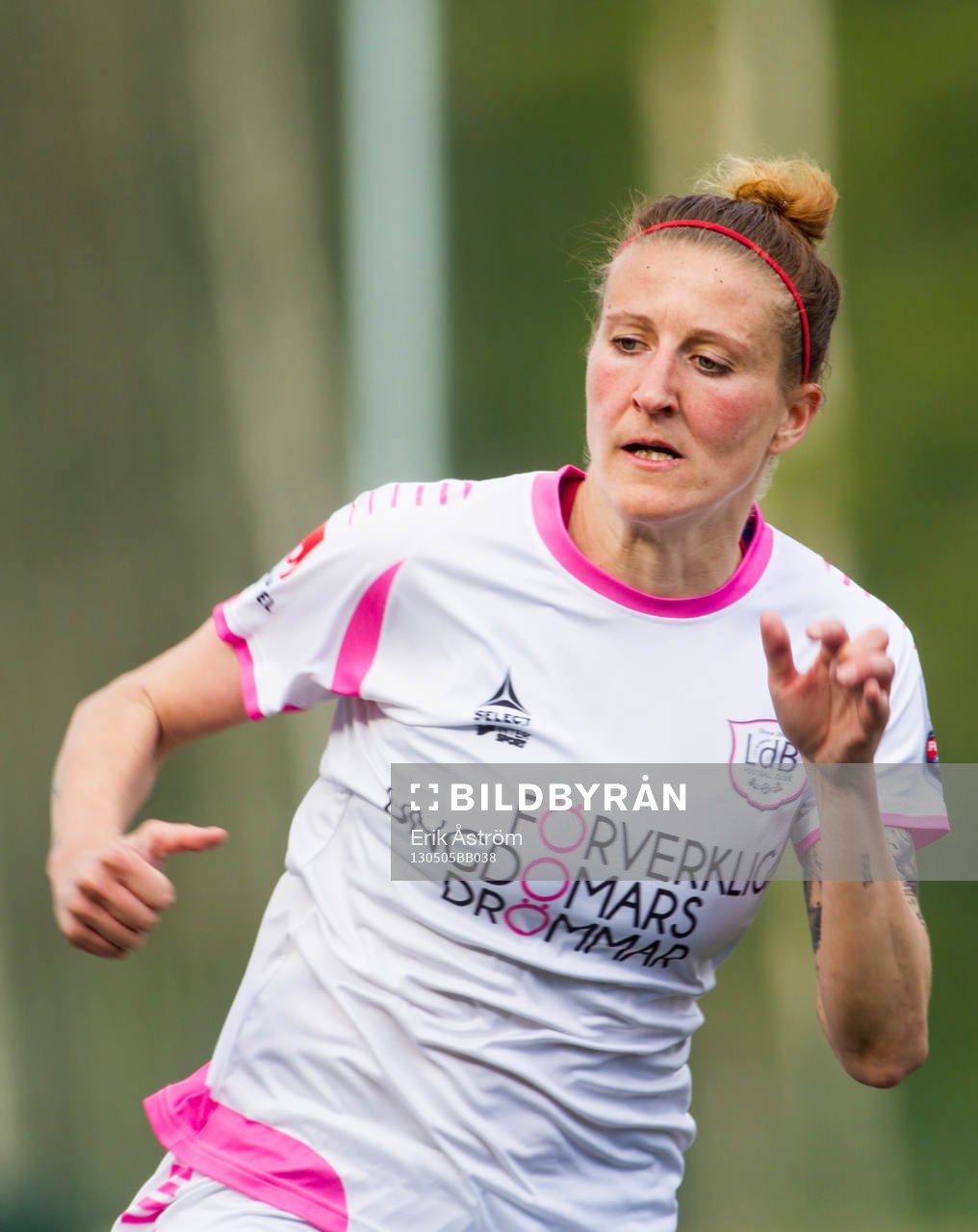 Malmös nr 31 Anja Mittag i omgång 4 i Damallsvenskan