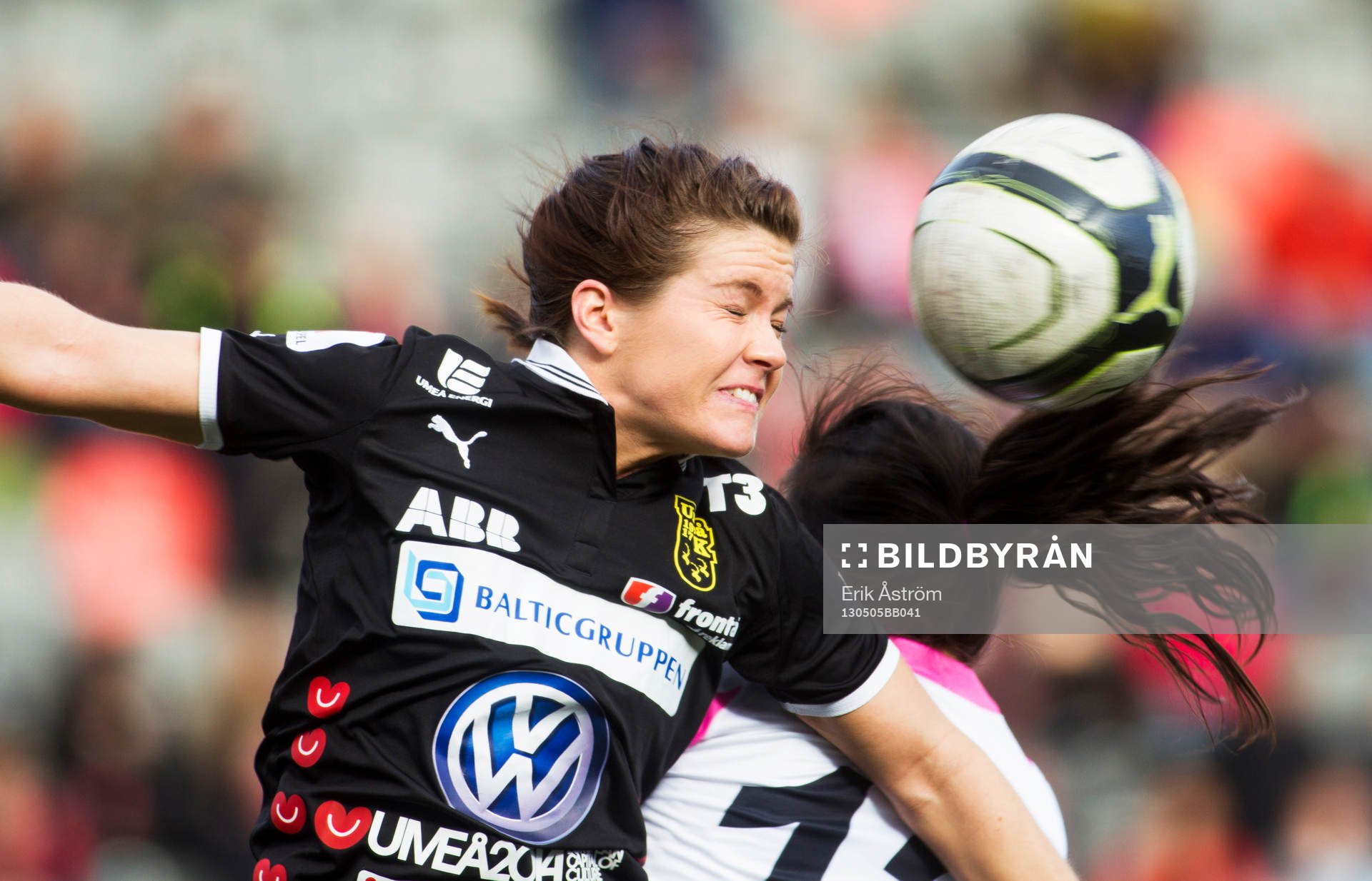s nr 9, Hanna Folkesson vinner en nickduell mot Malmös nr