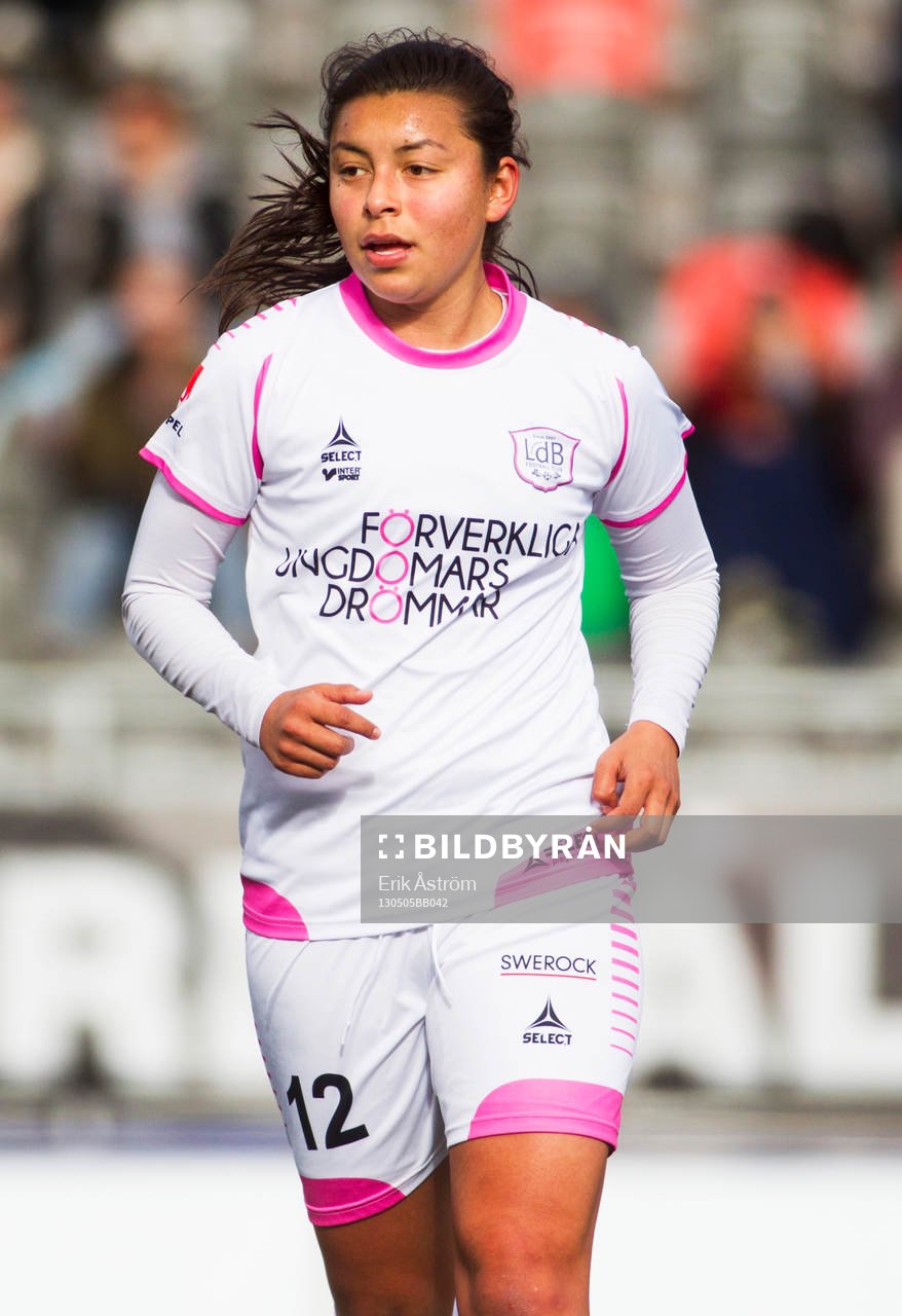 Malmös nr 12, Yoreli Rincón, i omgång 4 i Damallsvenskan