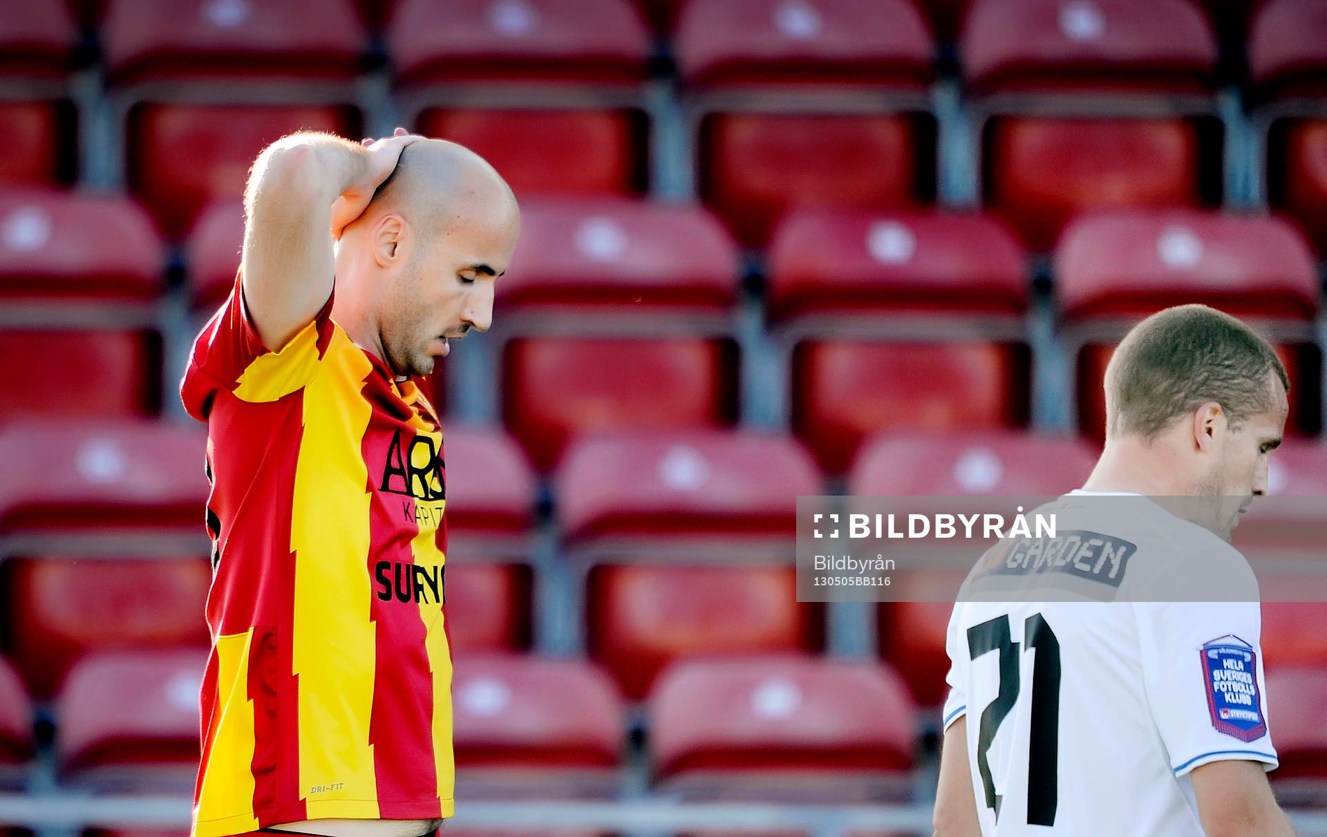 Syrianska nr 23 Dinko Felic och Helsingborgs nr 21