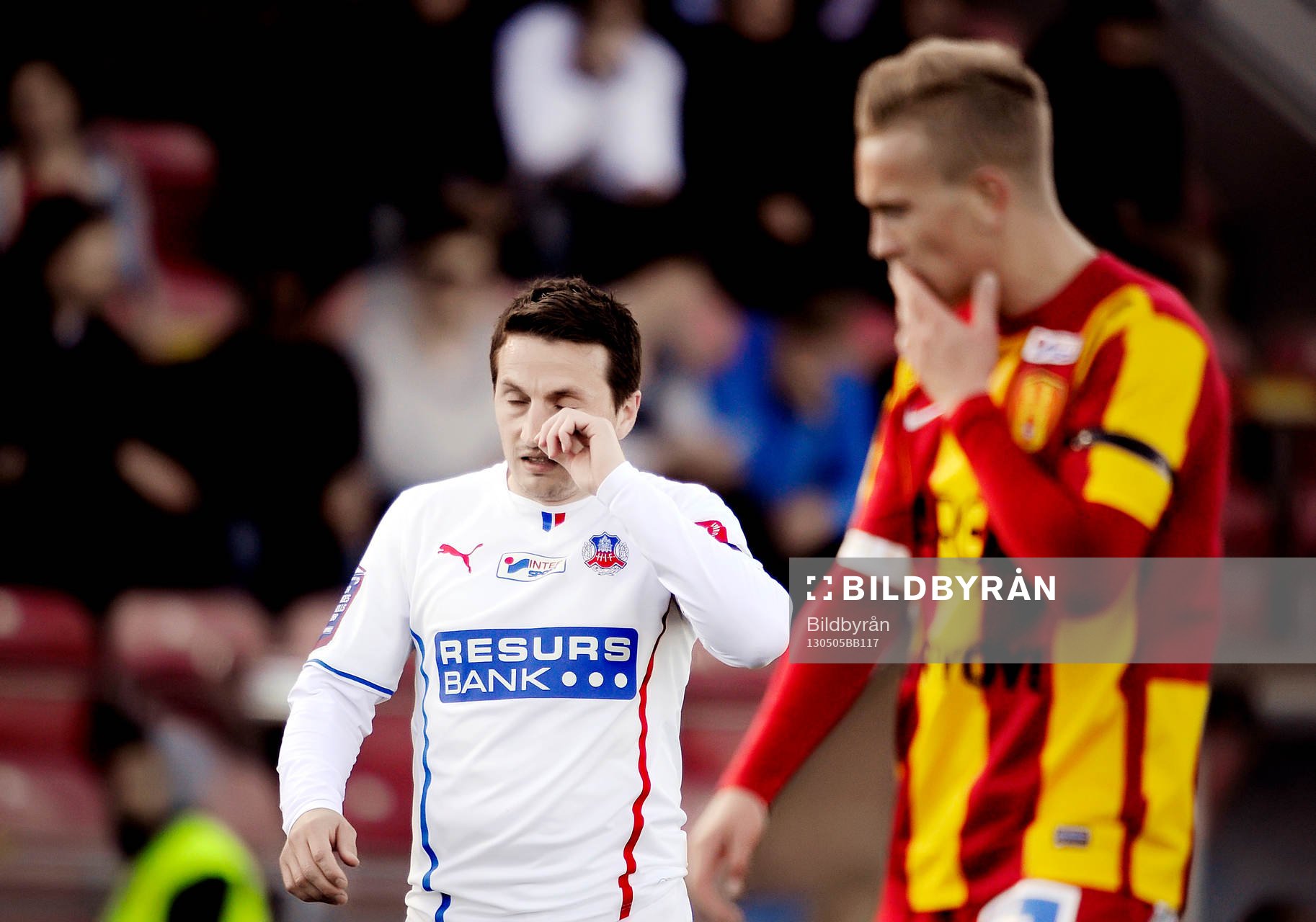 Helsingborgs nr 8 Ardian Gashi