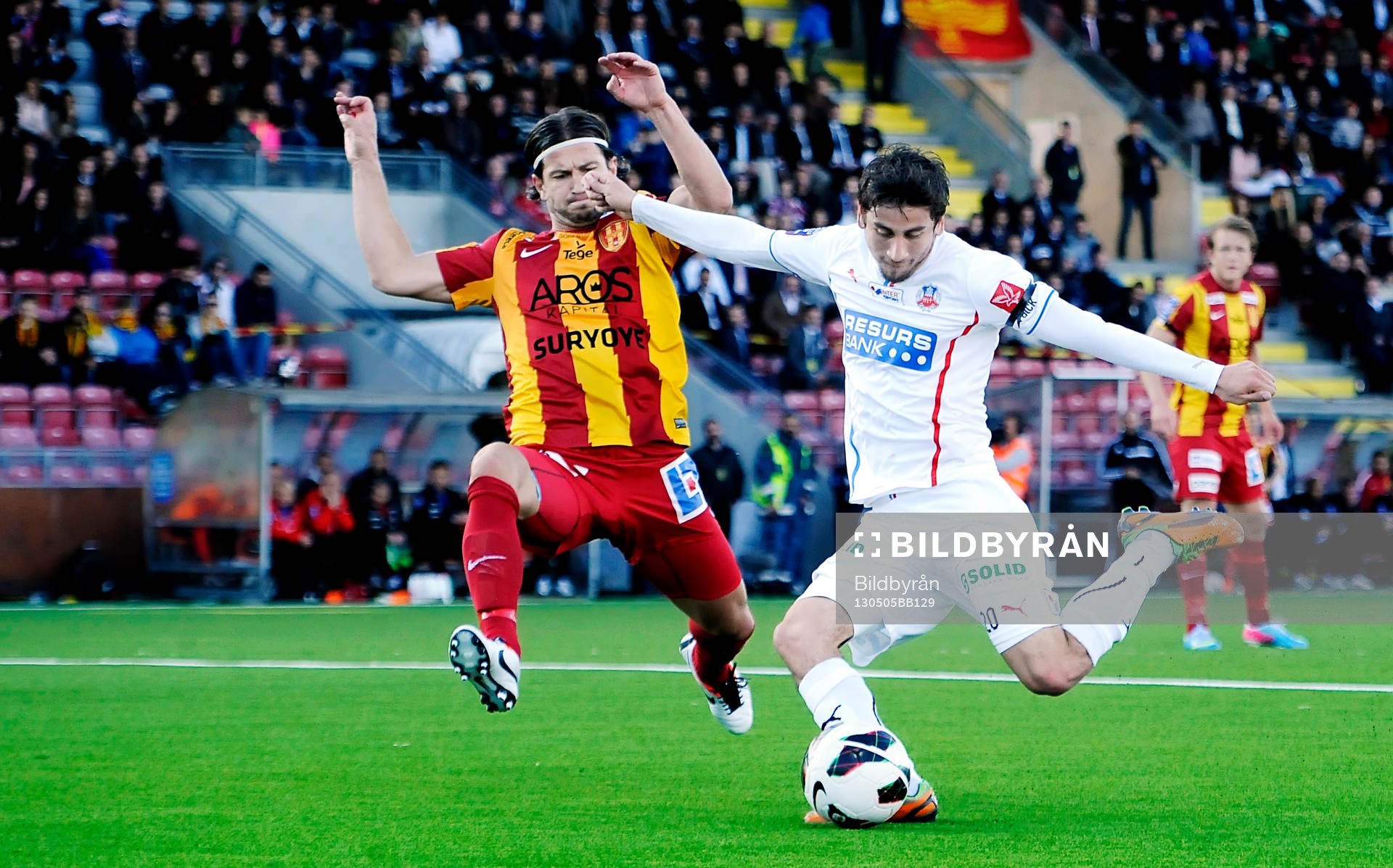 Helsingborgs nr 20 Alejandro Bedoyas 0-1 mål och Syrianska