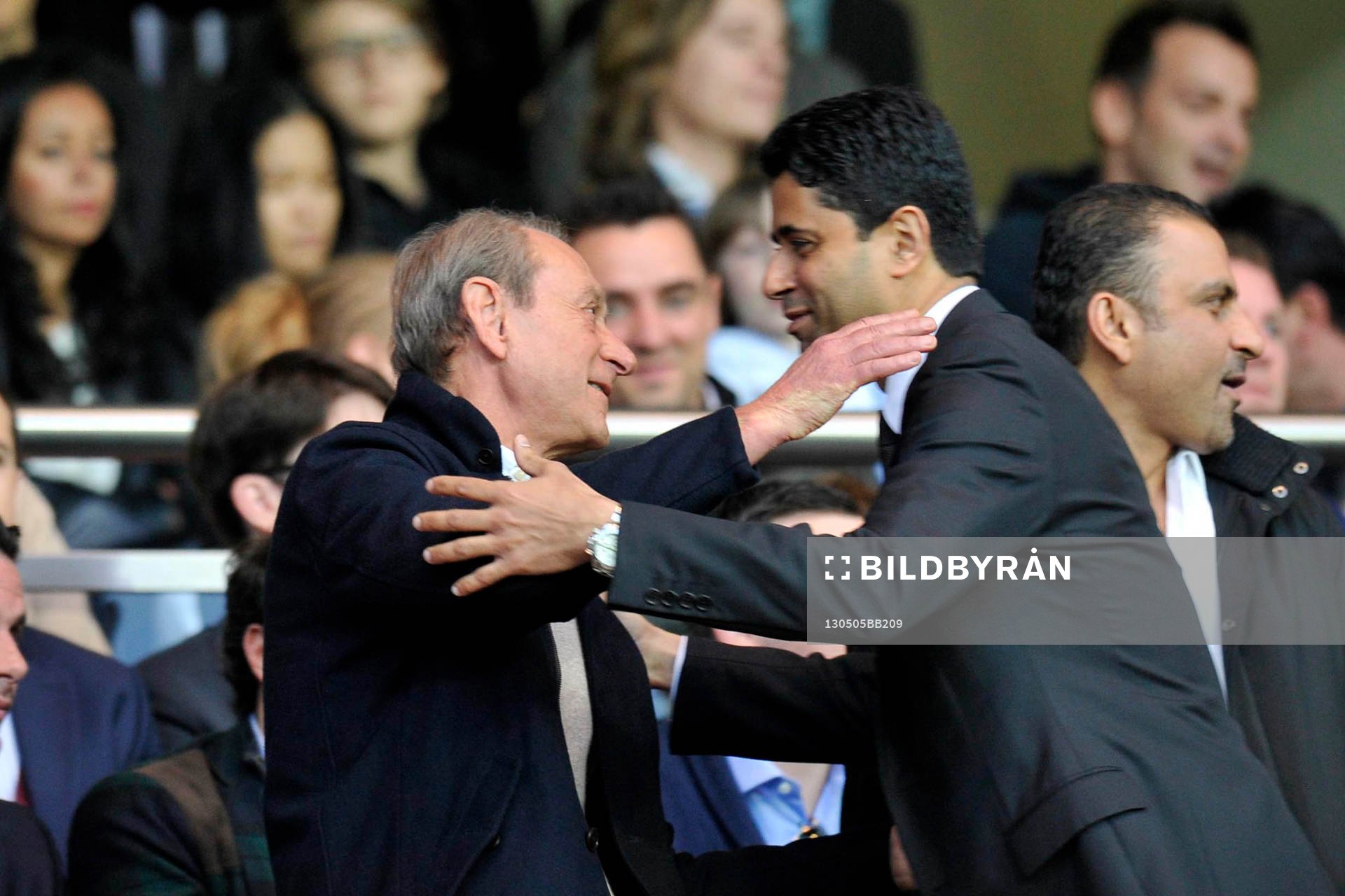 Bertrand DELANOE  / Nasser AL KHELAIFI  - 05.05.2013 - PSG