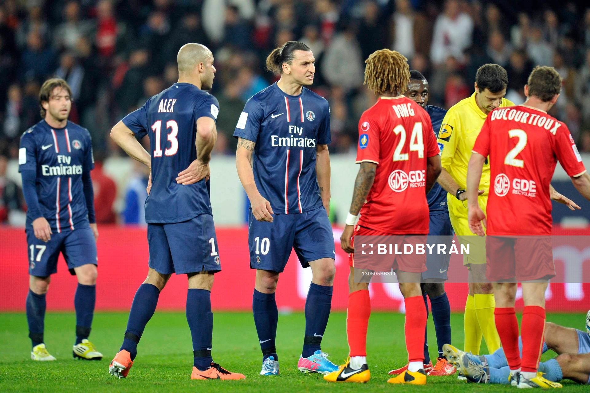Zlatan IBRAHIMOVIC / BONG - 05.05.2013 - PSG / Valenciennes