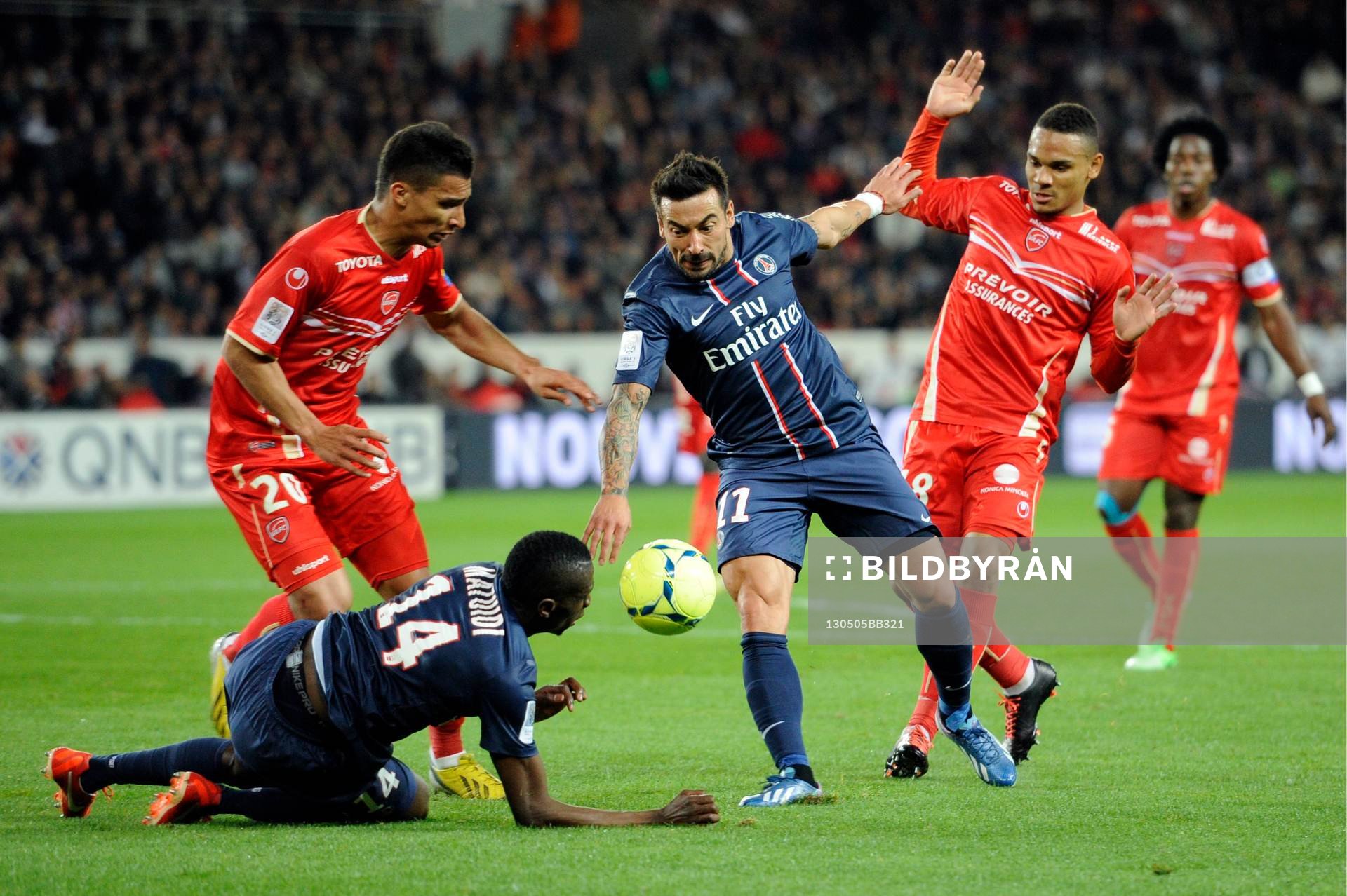 Blaise MATUIDI / Lindsay ROSE / Ezequiel LAVEZZI / Kenny