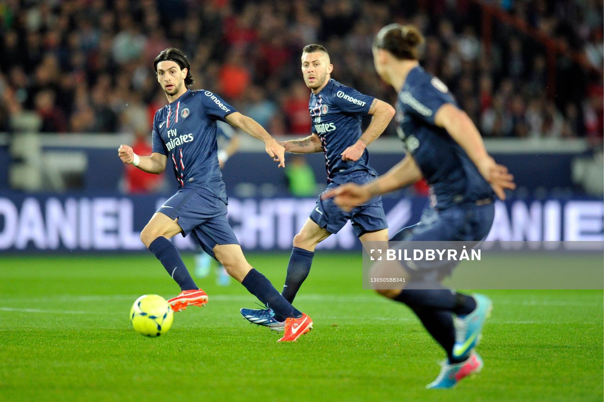 Javier PASTORE / Jeremy MENEZ / Zlatan IBRAHIMOVIC -