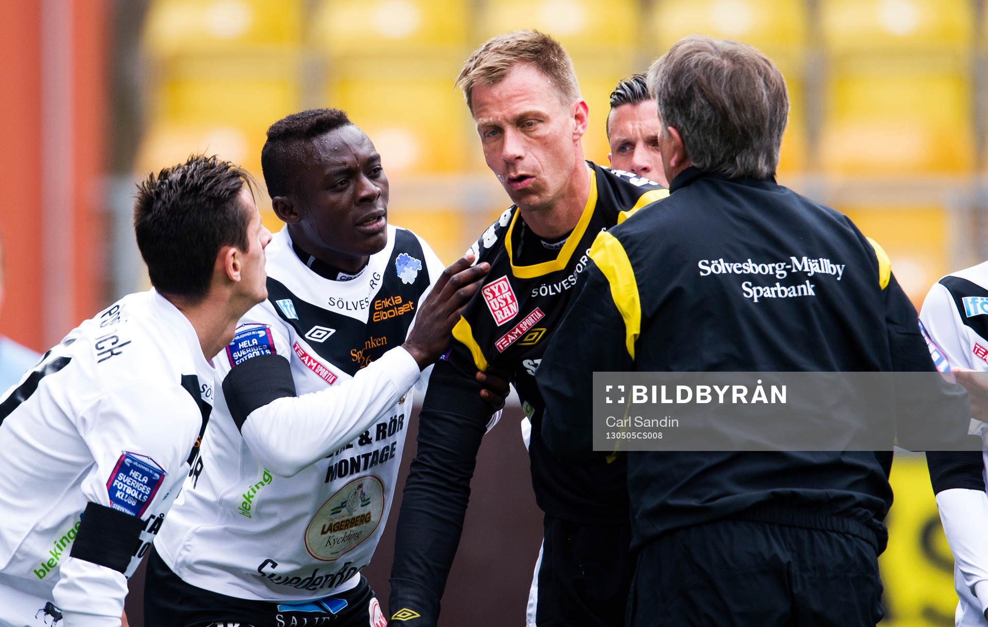 Mattias Asper, målvakt, är groggy