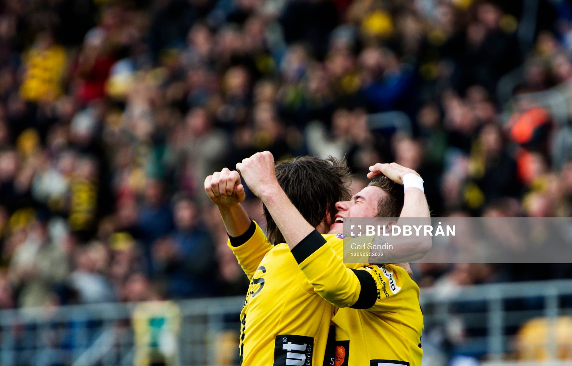 Lasse Nilsson gratulerar Marcus Rohdén, Elfsborg
