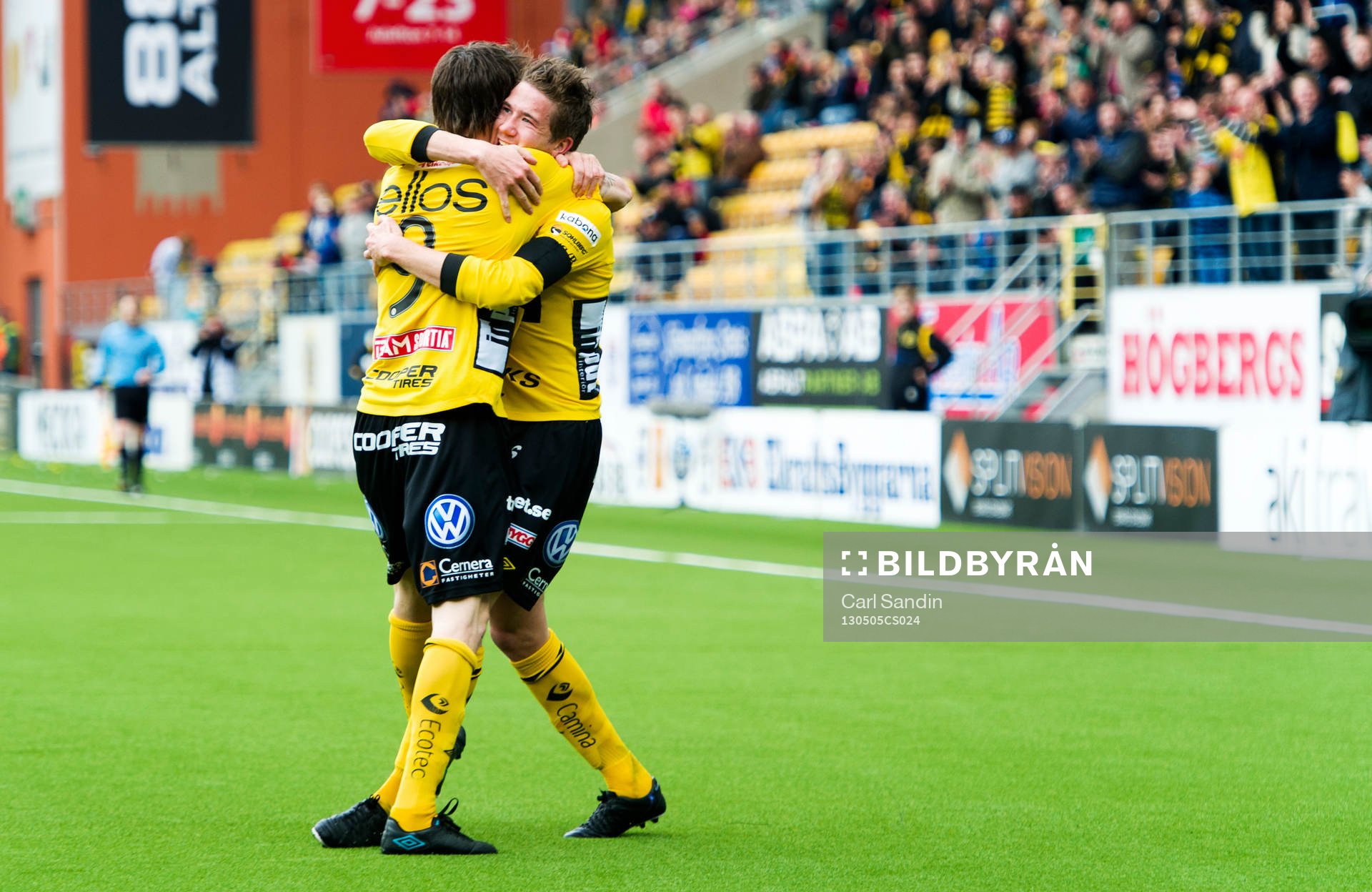 Lasse Nilsson gratulerar Marcus Rohdén, Elfsborg