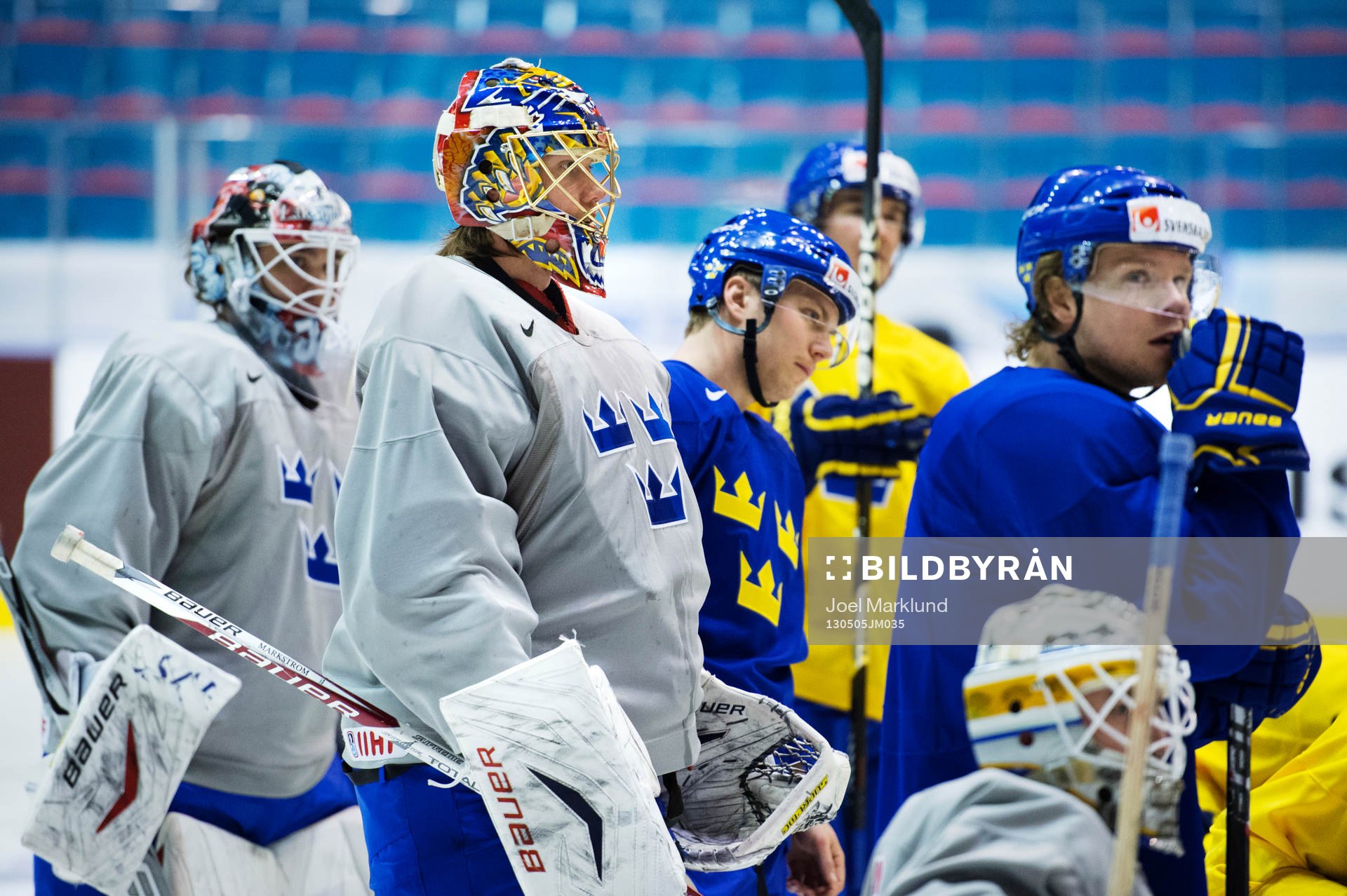 Jhonas Enroth, Jacob Markström, Erik Gustafsson, och