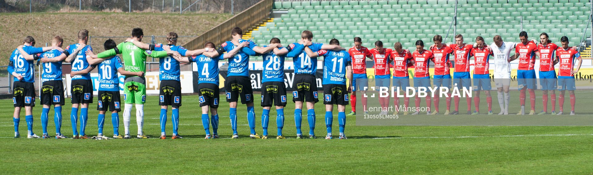 Tyst minut, Ivan Turina hedras av Halmstad och Öster