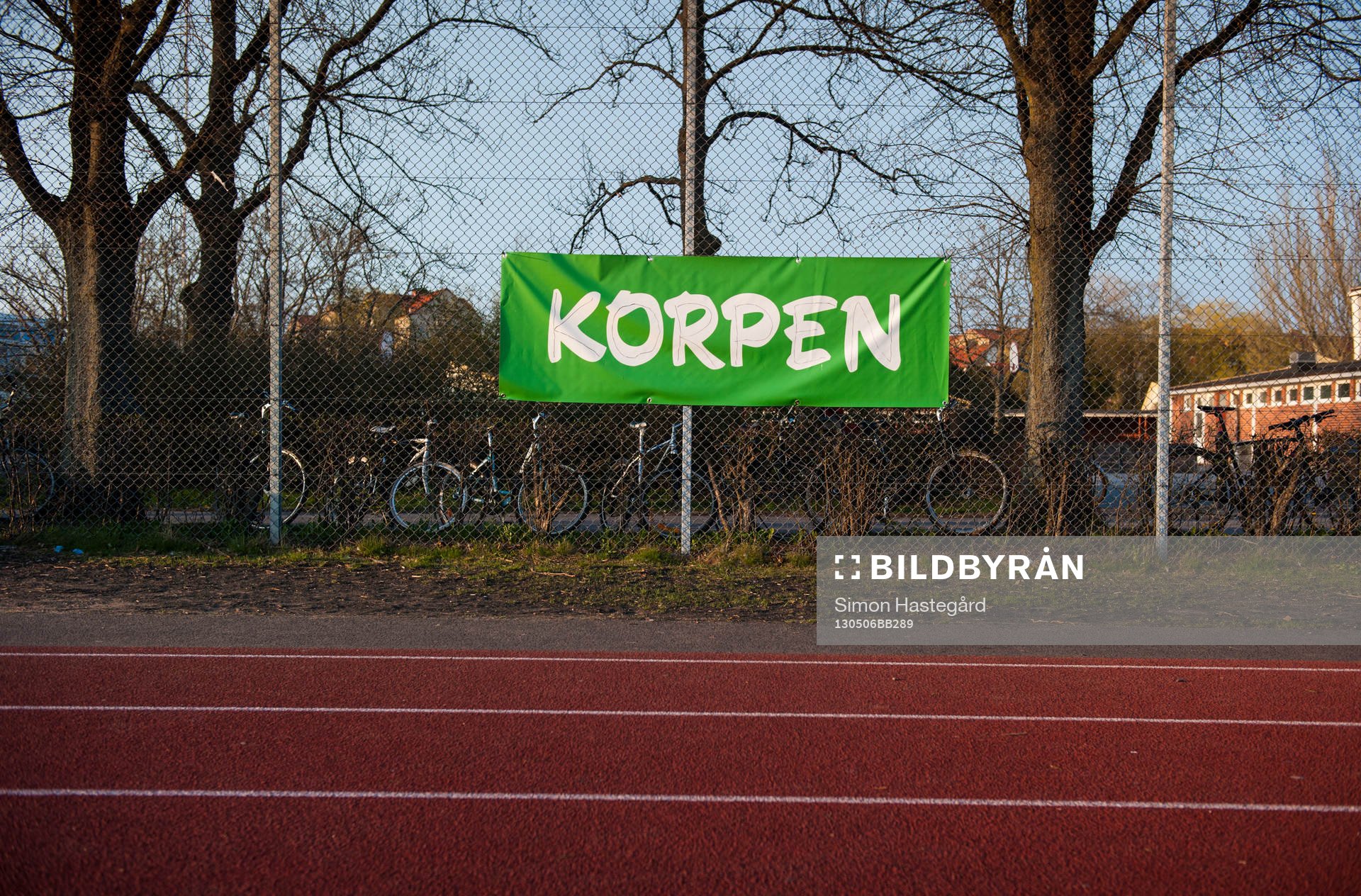 Fotboll, Korpen Malmö: En reklamskylt för Korpen.