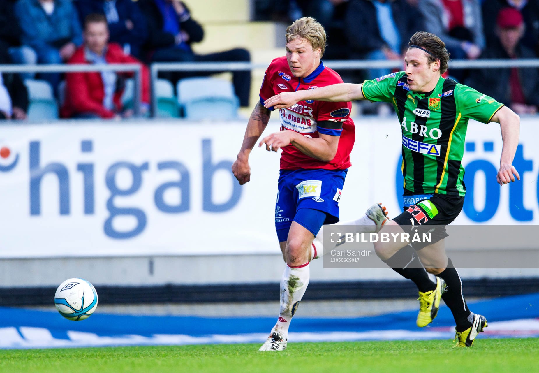 Oskar Wallén, Örgryte, jagas av Calum Angus, Gais