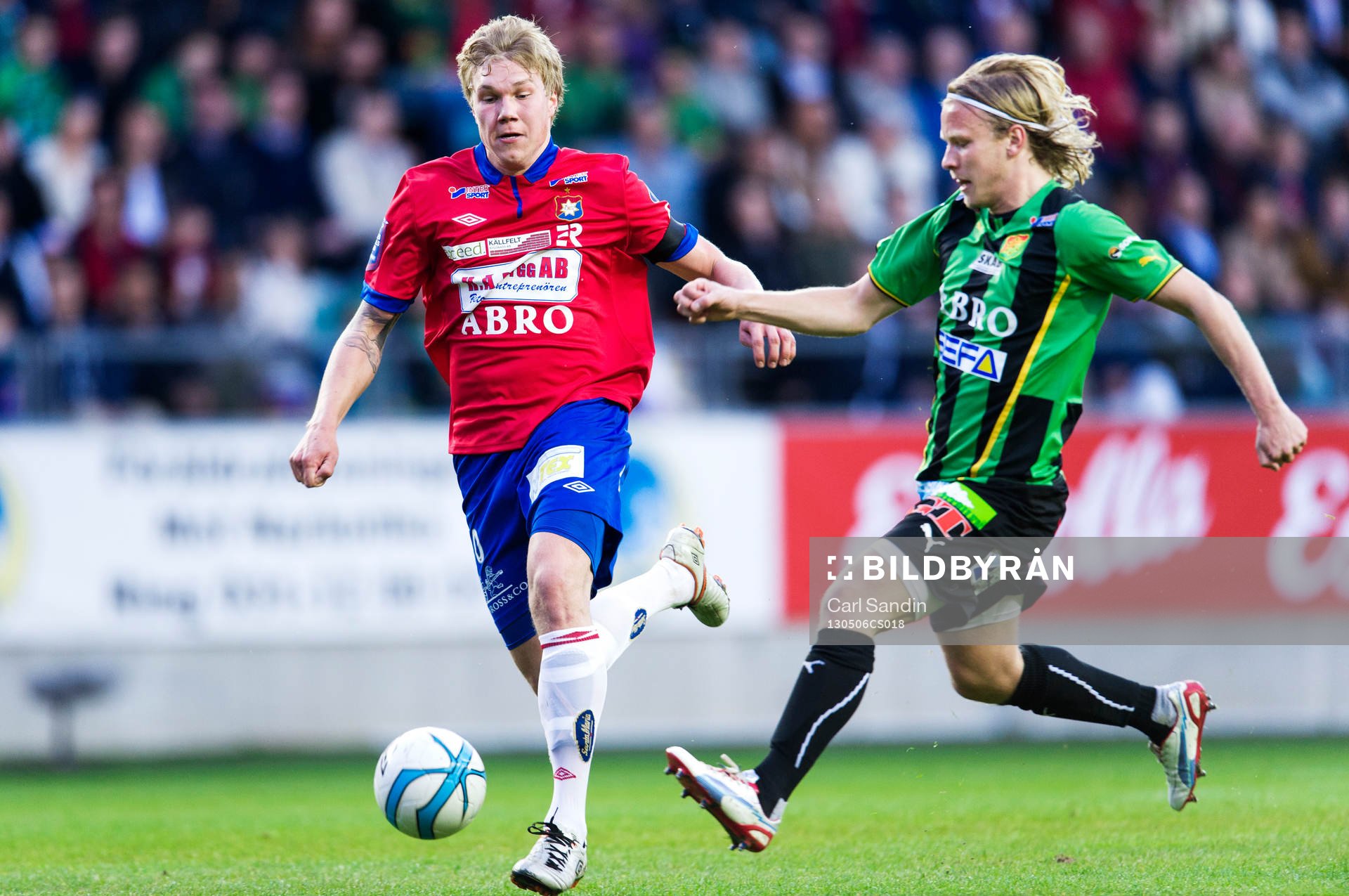 Oskar Wallén, Örgryte, jagas av Jesper Floren, Gais
