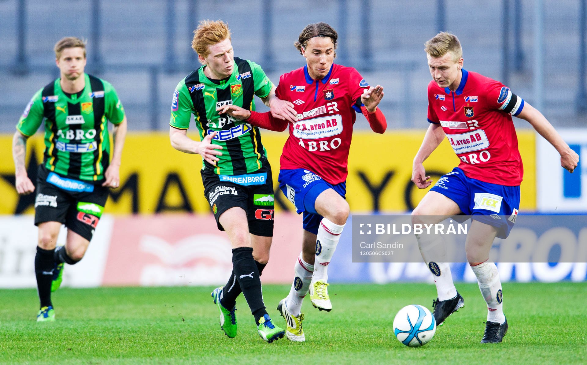 Närkamp mellan Hampus Andersson, Gais, och Jonathan