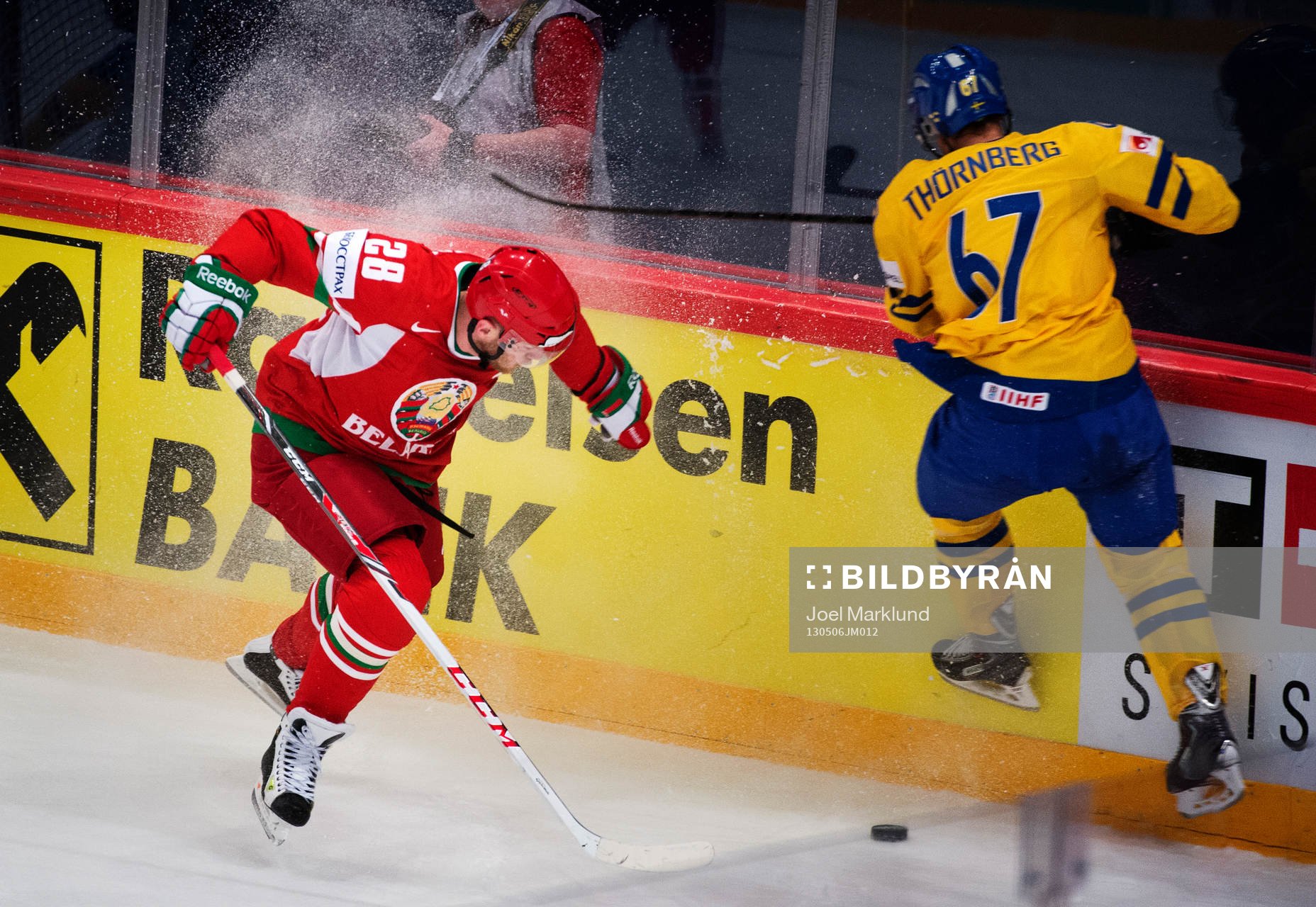 Vitrysslands Konstantin Koltsov och Sveriges Martin