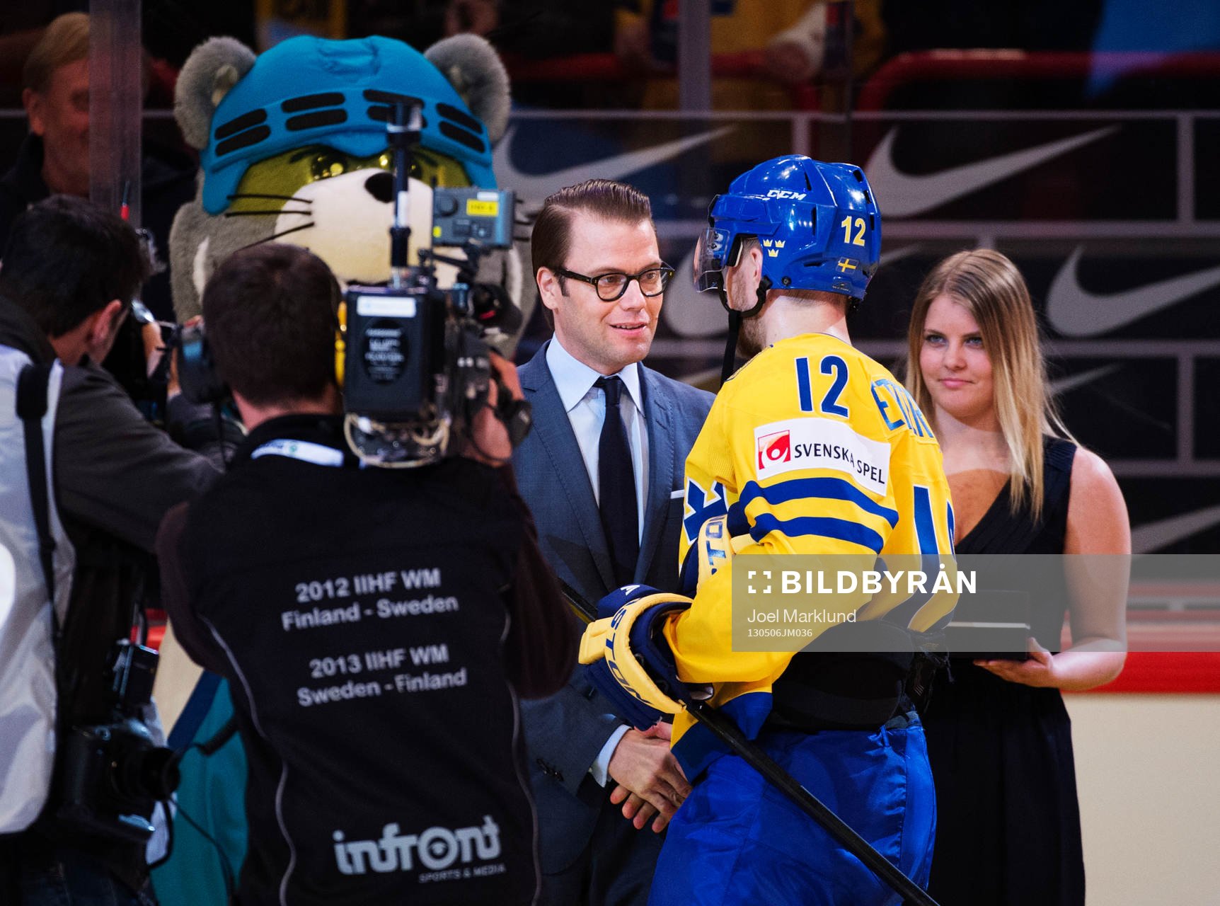 Sveriges Fredrik Pettersson får pris som matchens bästa