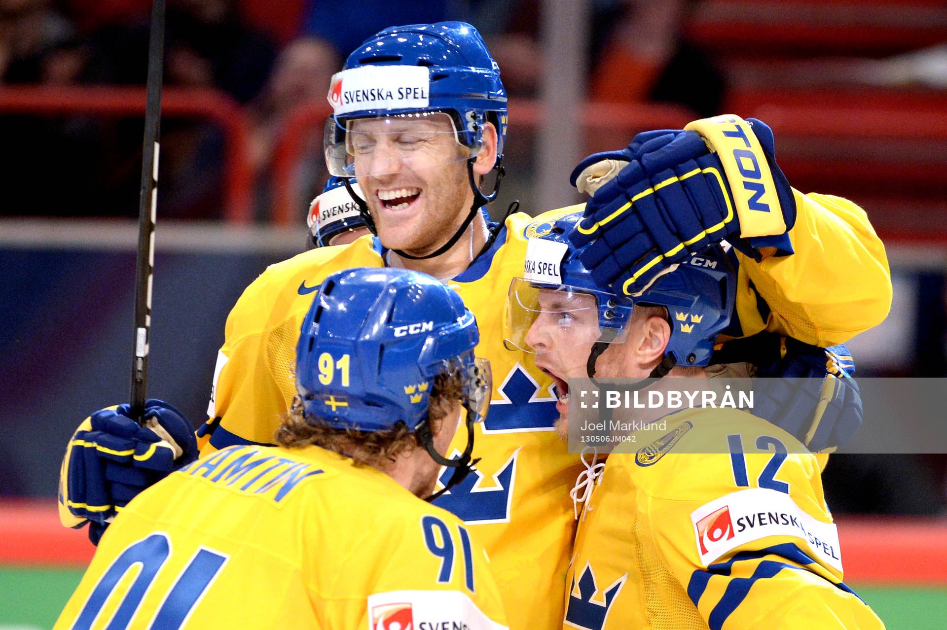 Sveriges Andreas Jämtin, Henrik Tallinder och Fredrik