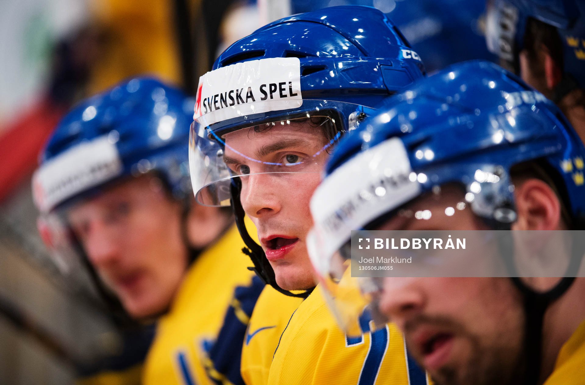 Sveriges Loui Eriksson på bänken