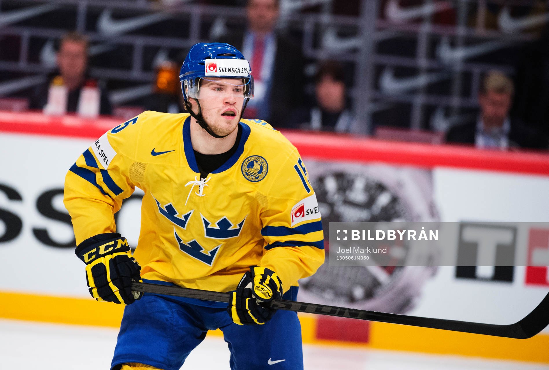 Sveriges Oscar Lindberg i matchen mellan Sverige och