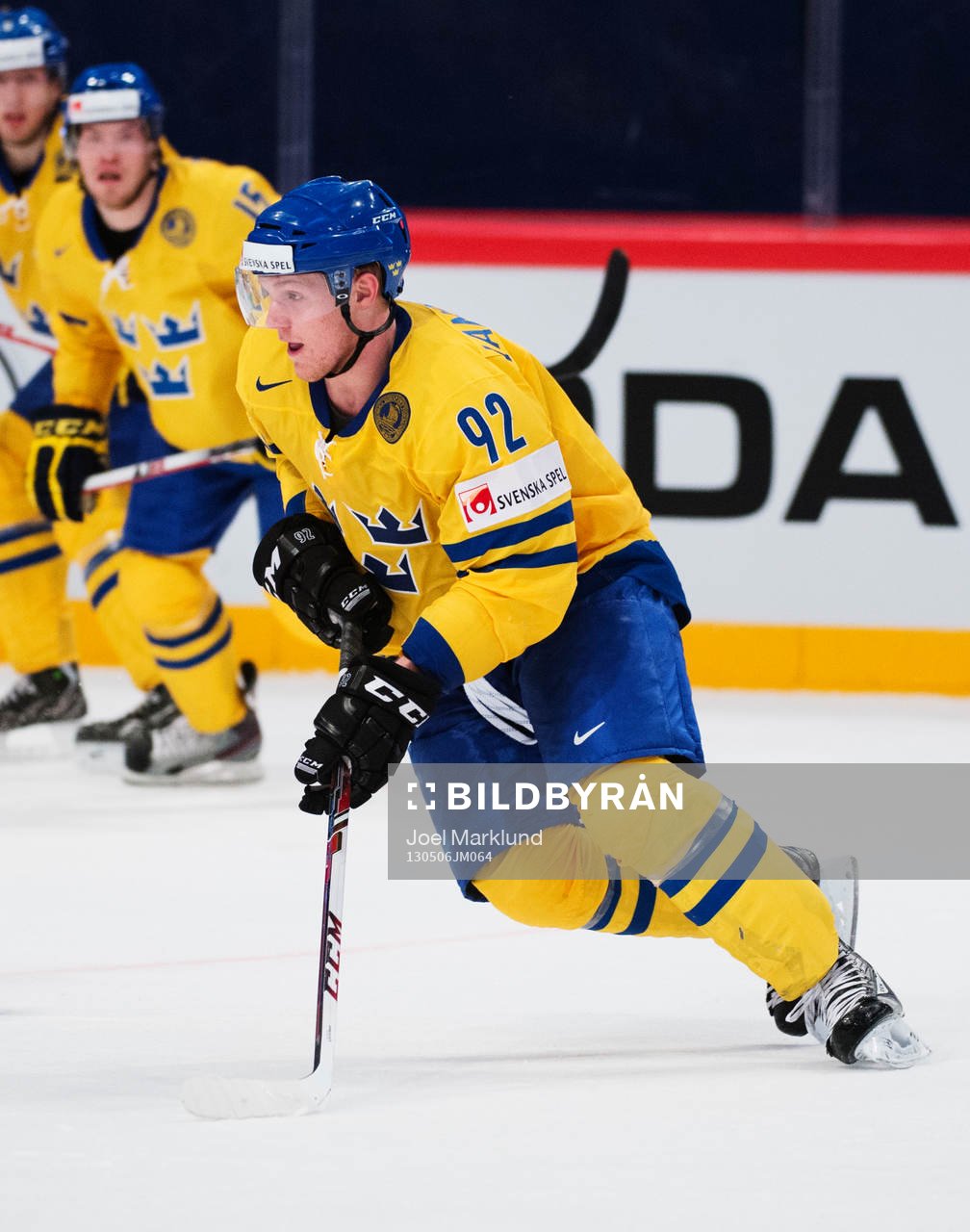 Sveriges Gabriel Landeskog i matchen mellan Sverige och