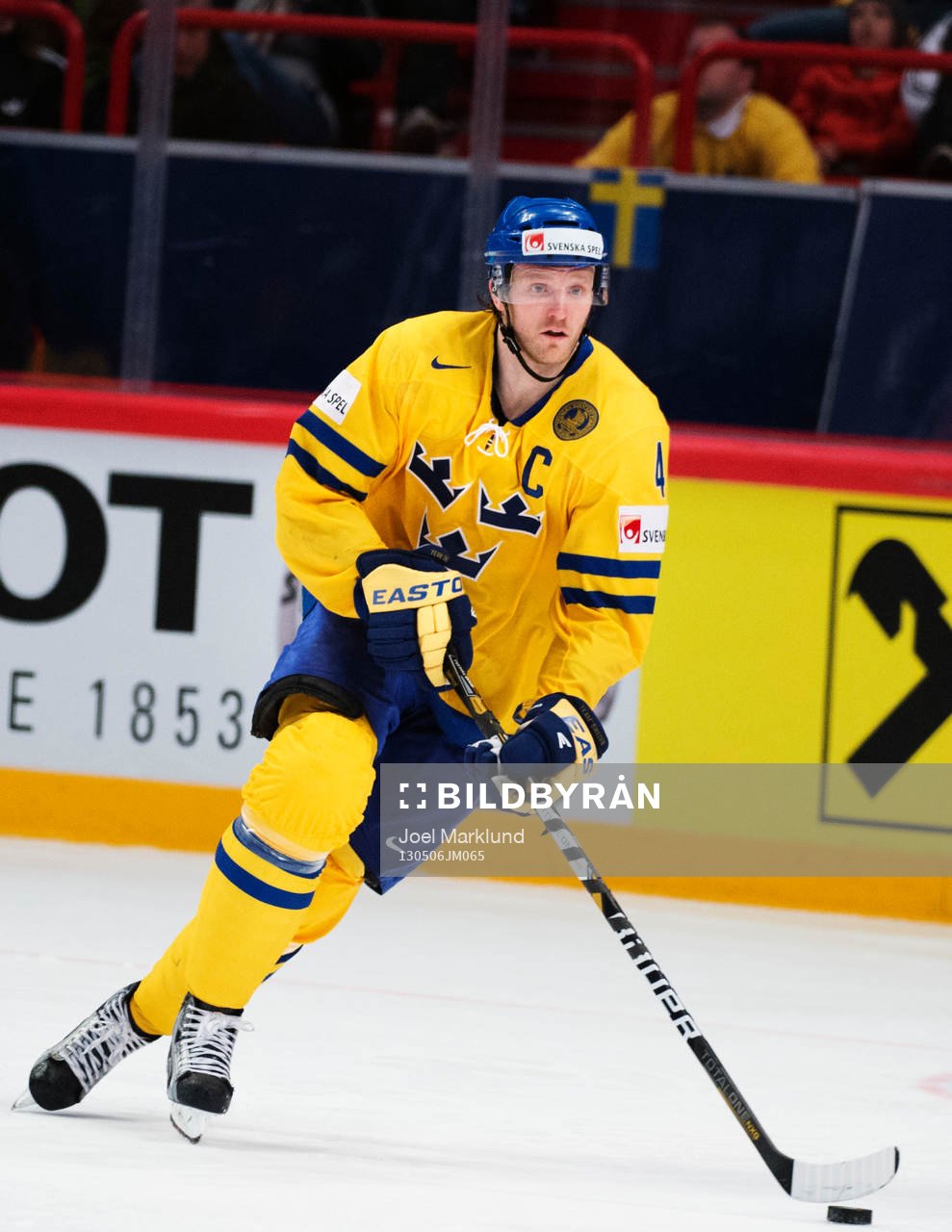 Staffan Kronwall i matchen mellan Sverige och Vitryssland