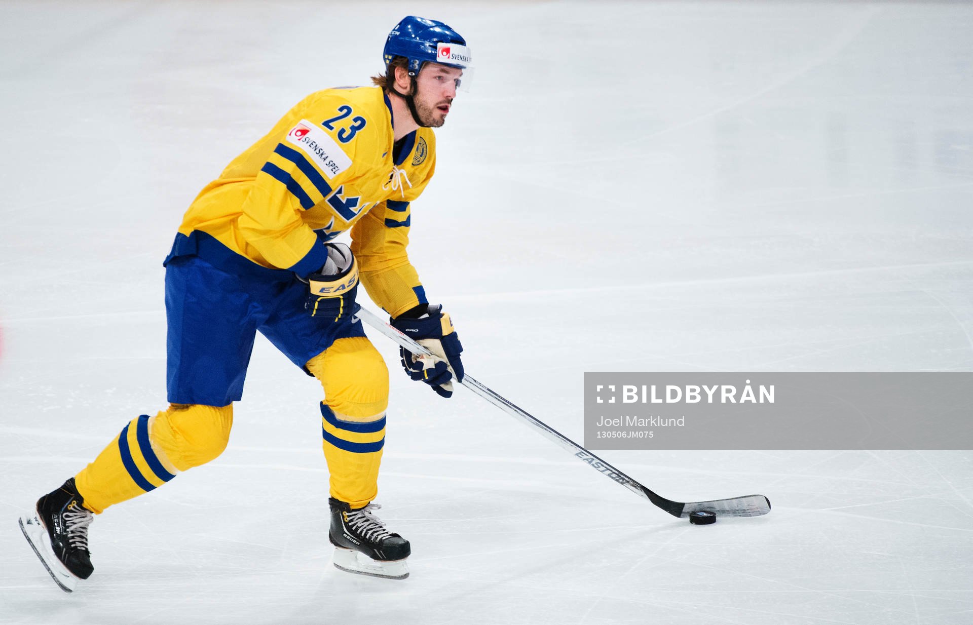 Niklas Persson i matchen mellan Sverige och Vitryssland