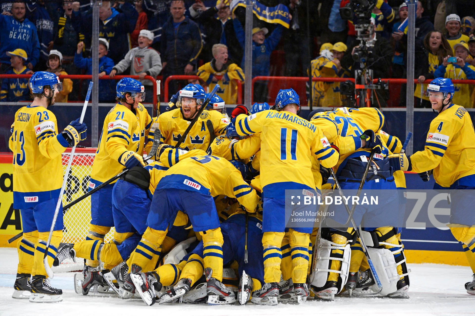 Stort svenskt jubel