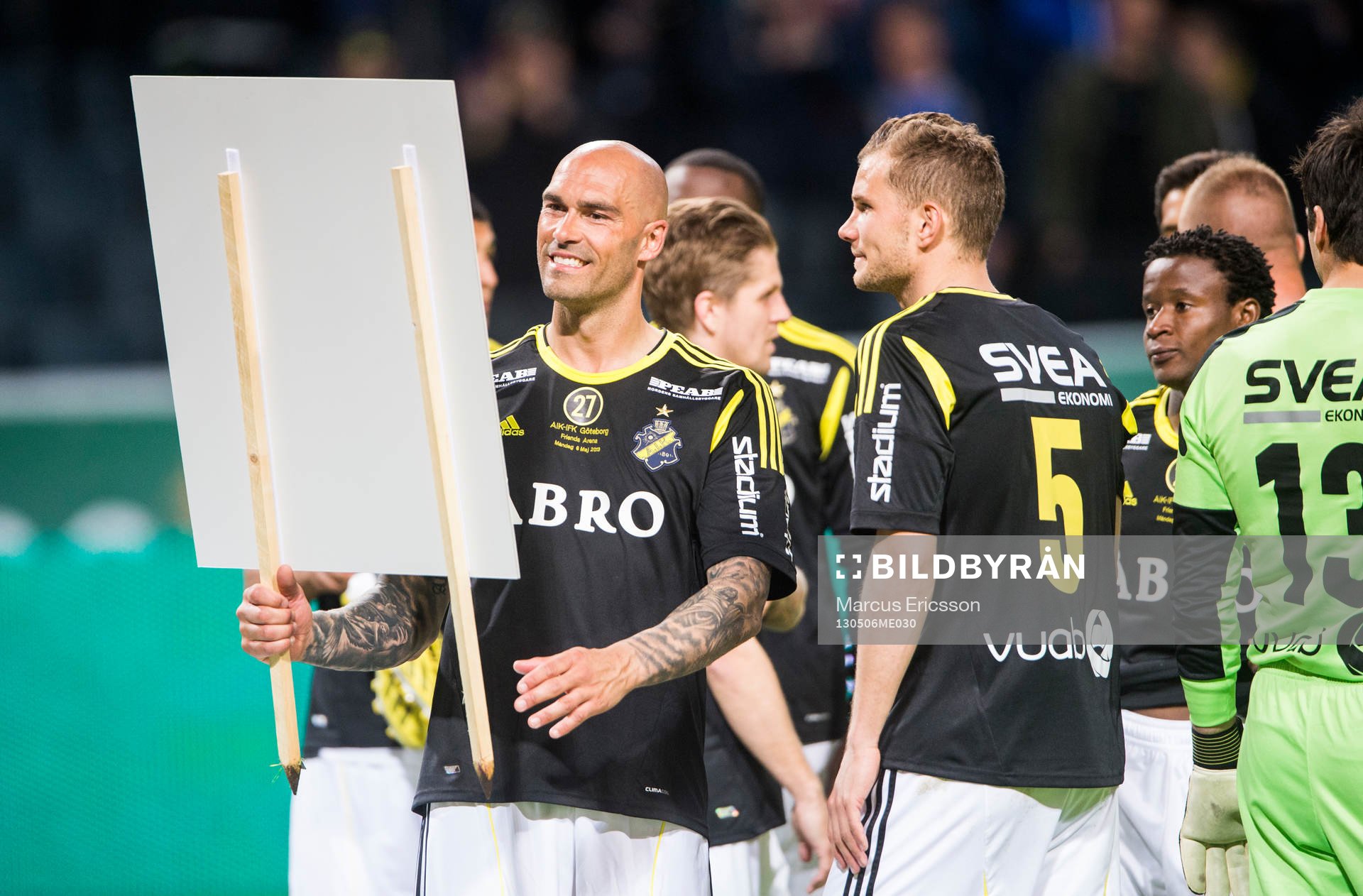 Daniel Majstorovic, AIK och Robert Åhman Persson, AIK