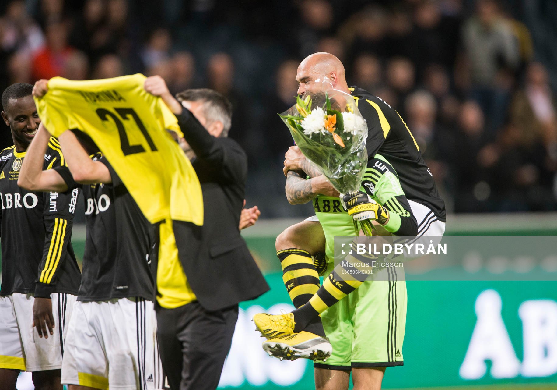 Daniel Majstorovic är glad över segern
