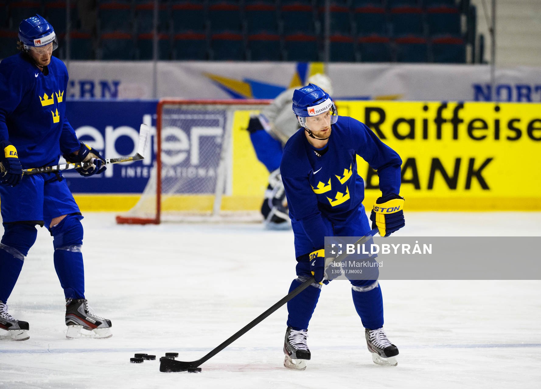 Staffan Kronwall och Fredrik Pettersson på Sveriges