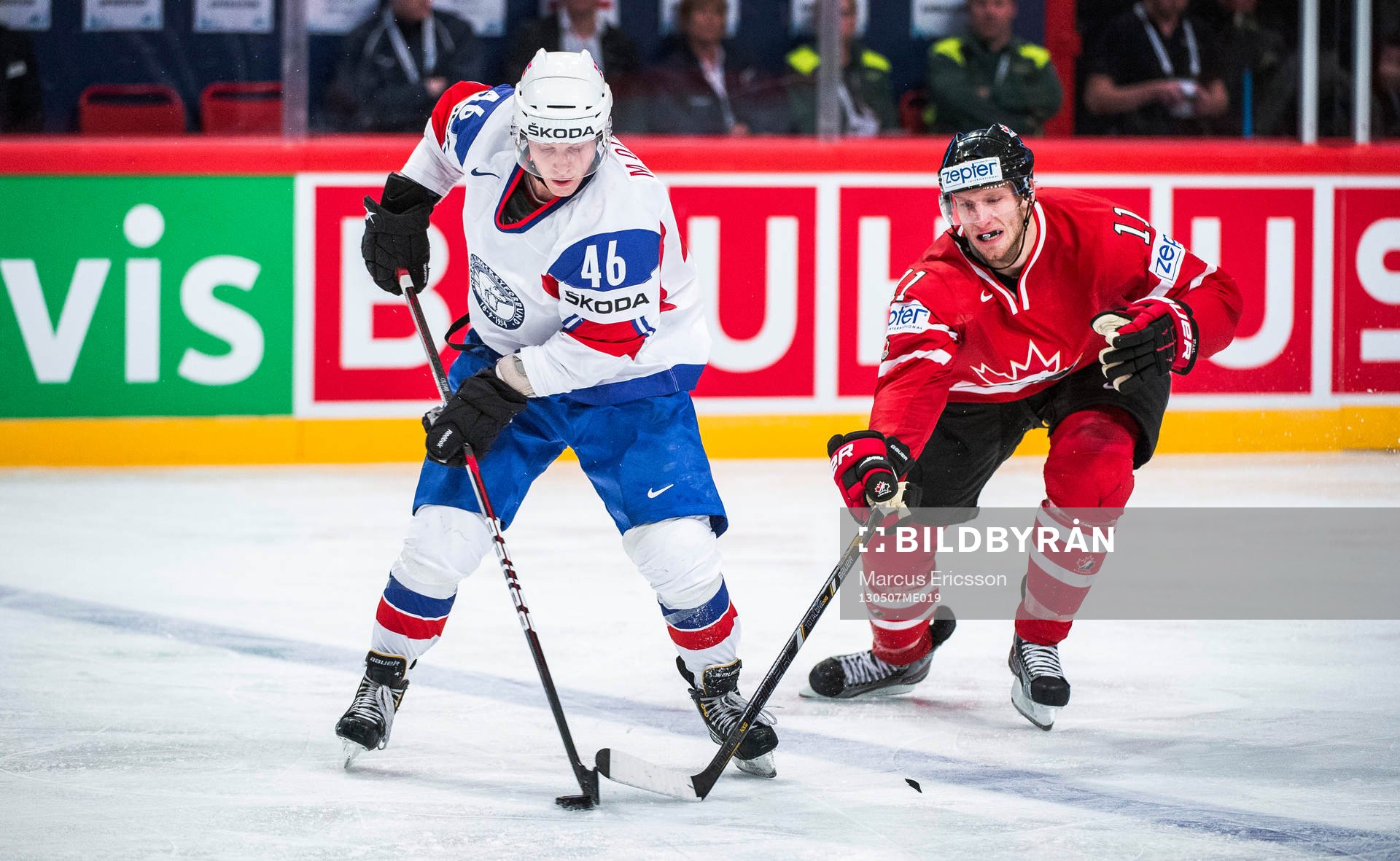 Mathis Olimb, Norge och Jordan Staal, Kanada