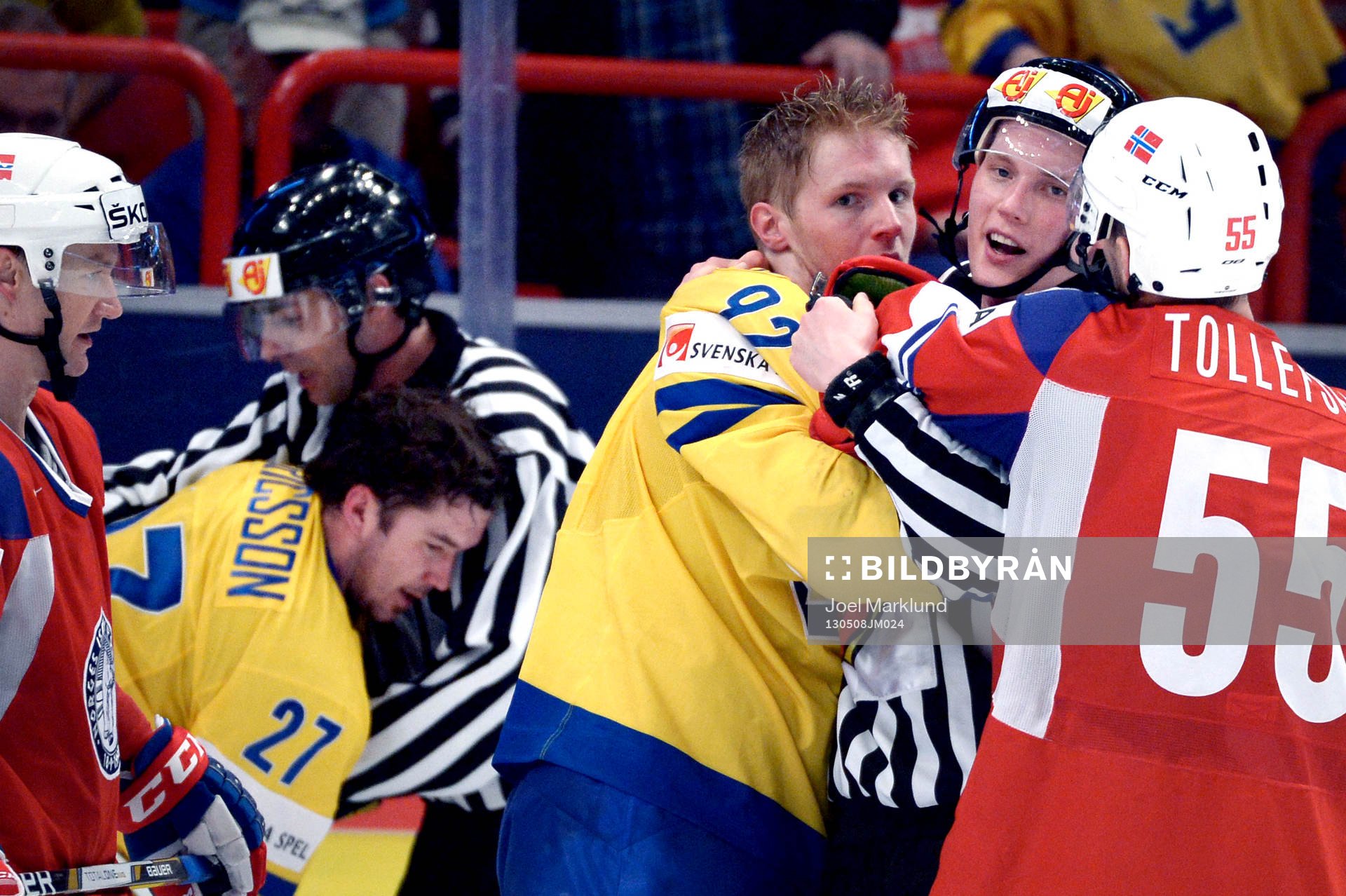 Jimmie Ericsson och Gabriel Landeskog, Sverige hamnar i