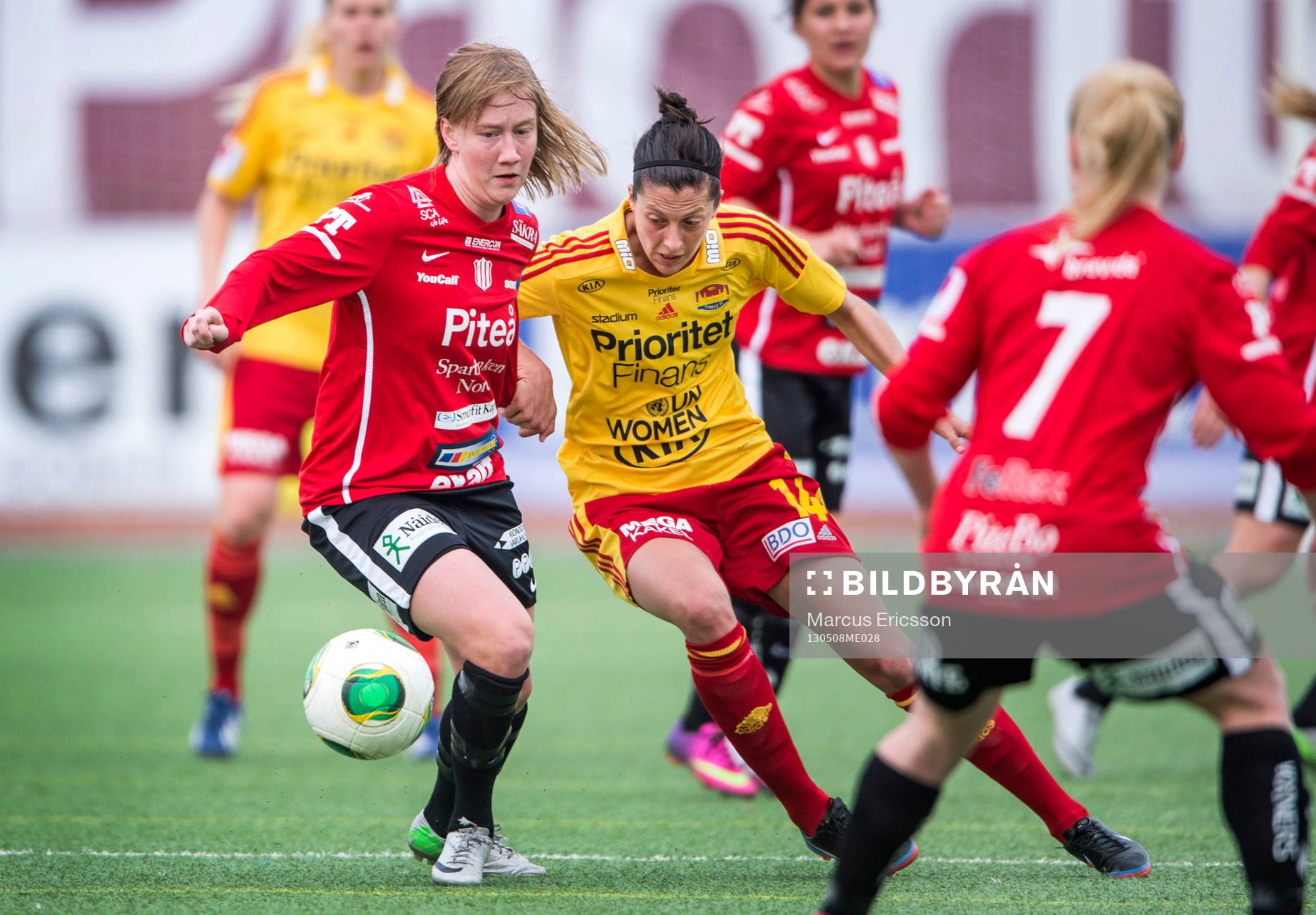 Sofie Persson, Piteå och Jennifer Hermoso Fuentes, TYresö