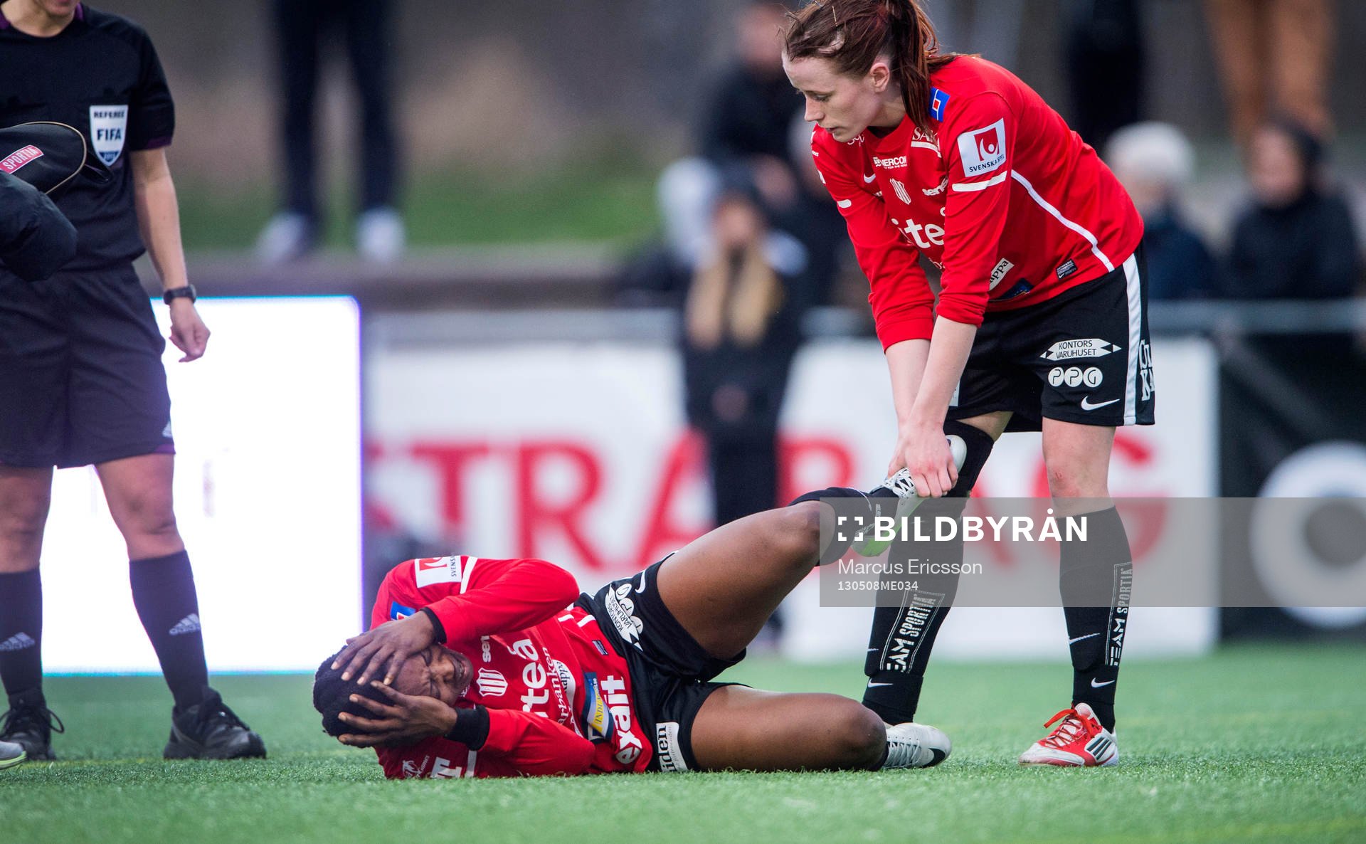 Faith Ikidi, Piteå skadas