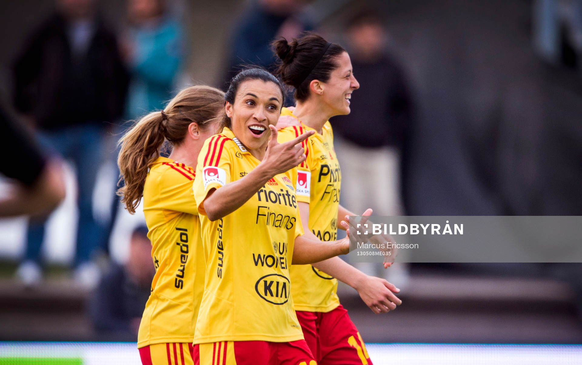 Jubel i Tyresö. Marta vieira da Silva