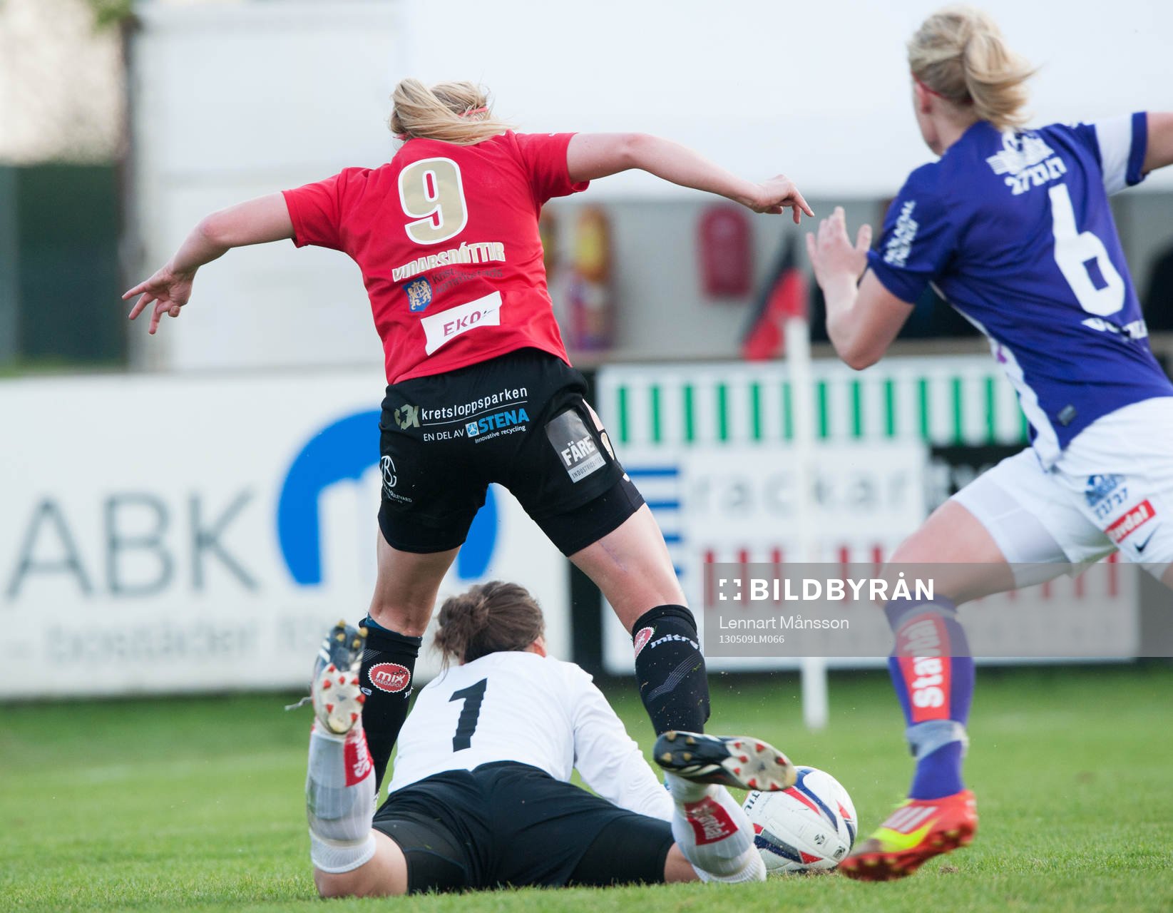 Margret Lara Vidarsdottir, Kristianstad, friläge mot Minna