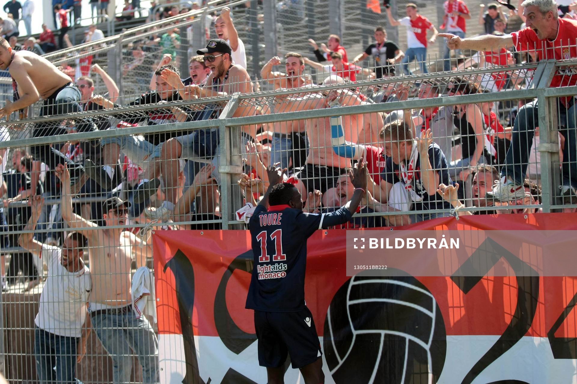 Joie Monaco - Ibrahima TOURE - 11.05.2013 - Nimes / Monaco