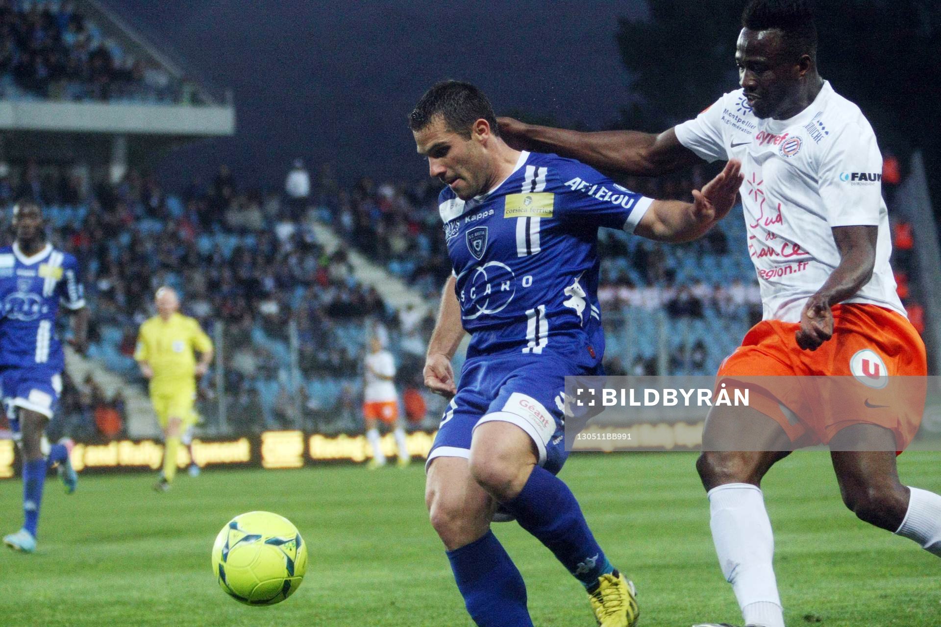 Gilles CIONI / John UTAKA - 11.05.2013 - Bastia /