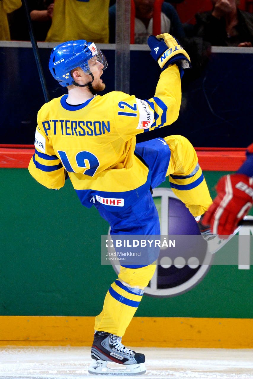 Sveriges Fredrik Pettersson jublar
