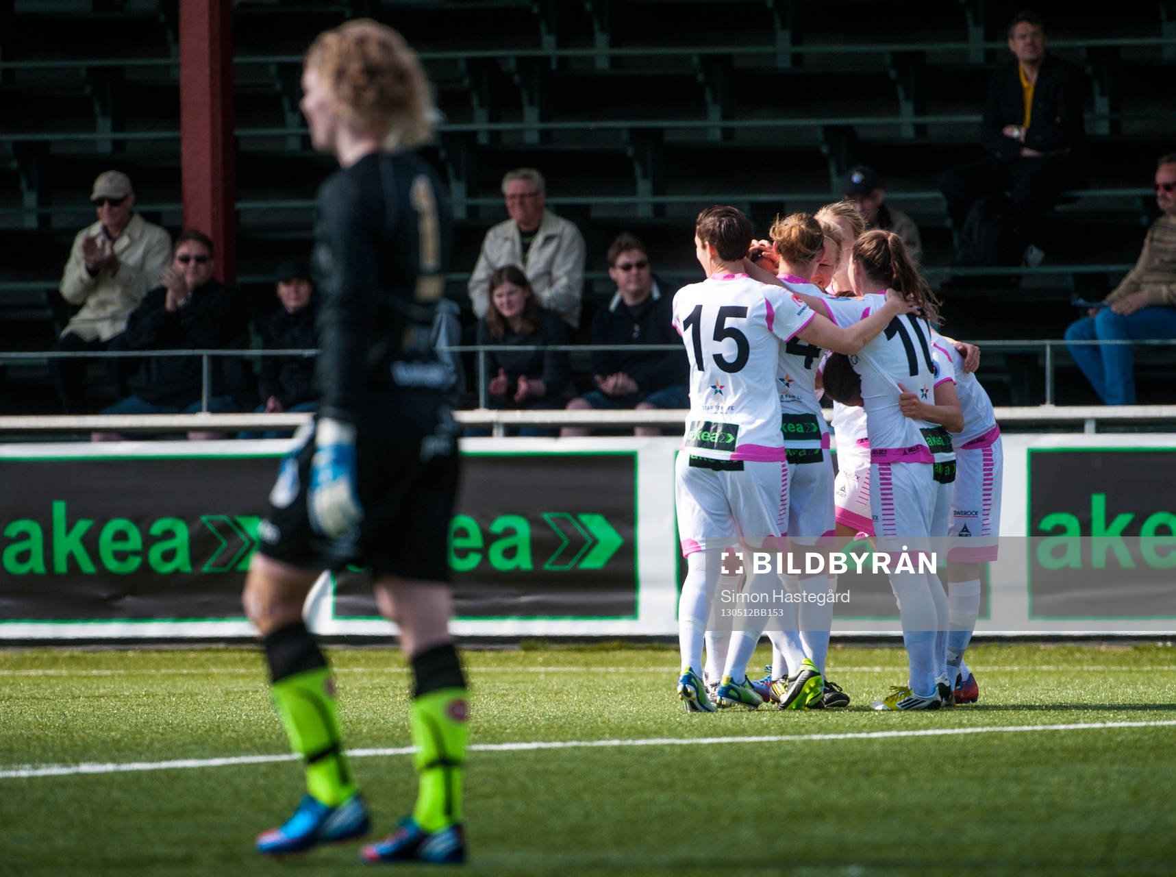 Ldb Malmö-spelarna jublar