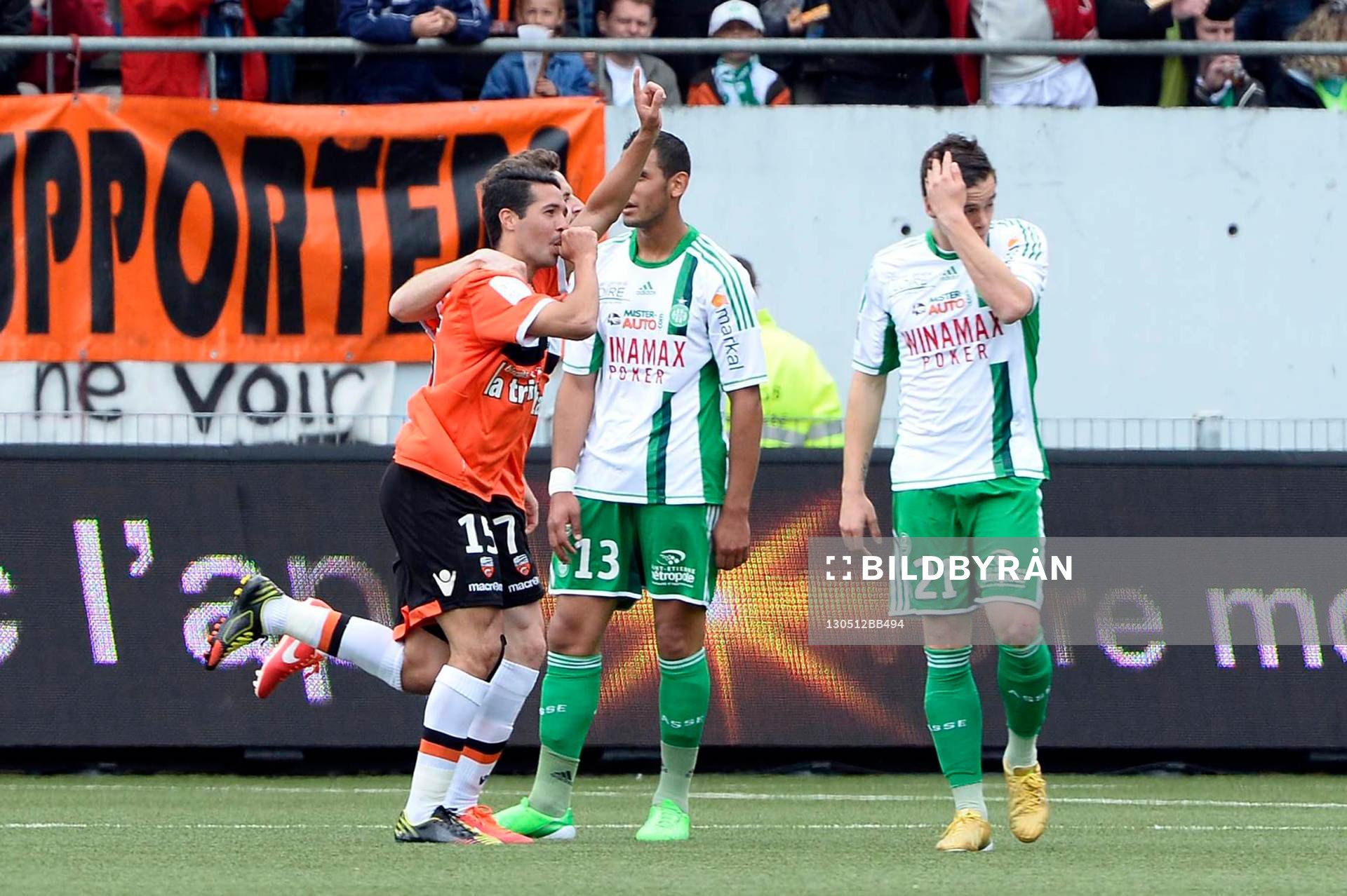Joie de Fabien ROBERT - 12.05.2013 - Lorient / Saint