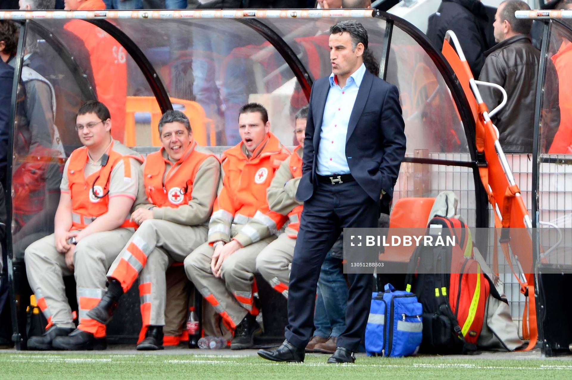  Fotboll, Franska ligan, Lorient - Saint: Christophe GALTIER - 12.05.2013 - Lorient / Saint Etienne - 36eme  Journee de Ligue 1 