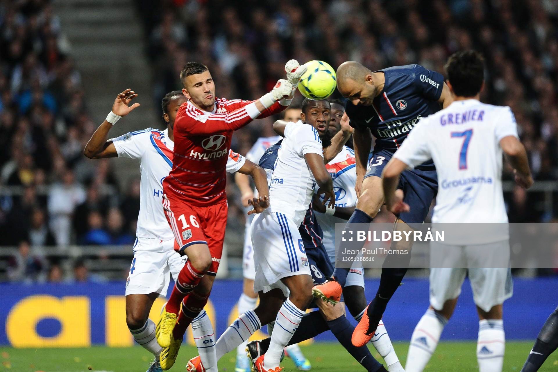 Anthony LOPES / ALEX - 12.05.2013 - Lyon / Paris Saint