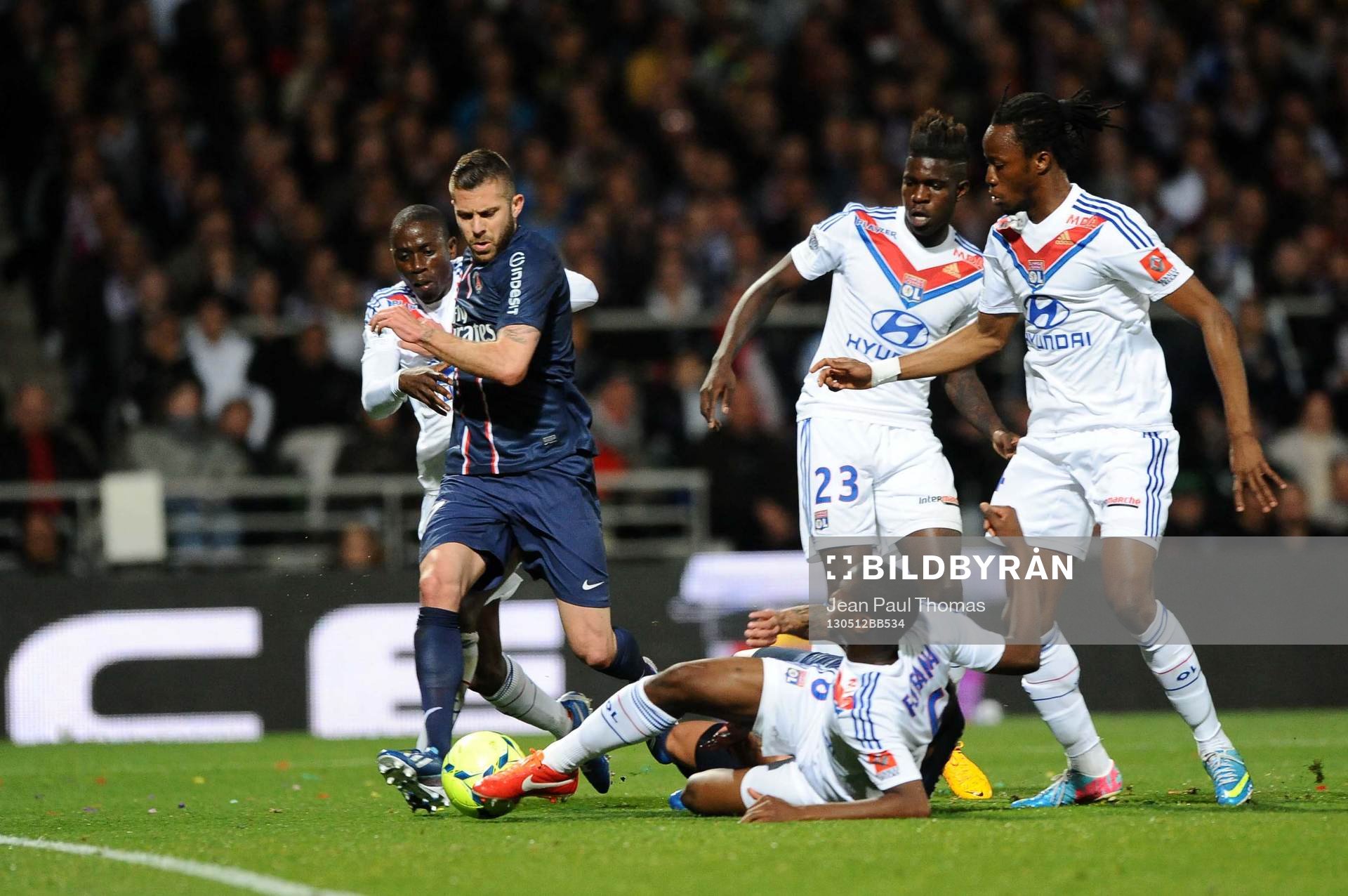 Gueida FOFANA / Jeremy MENEZ - 12.05.2013 - Lyon / Paris