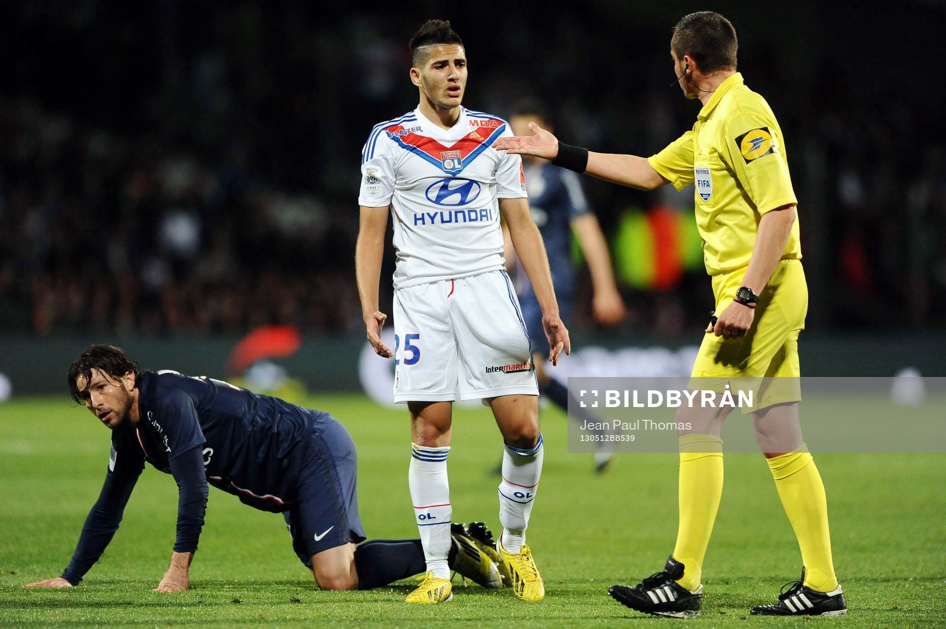 Yassine BENZIA - 12.05.2013 - Lyon / Paris Saint Germain -