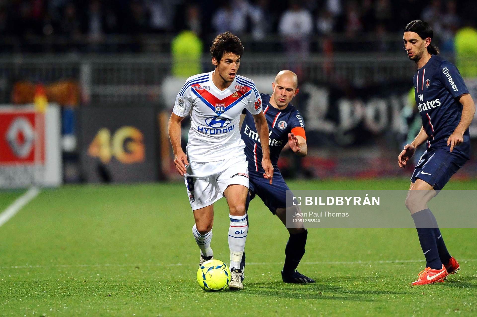  Fotboll, Franska ligan, Lyon - PSG: Yoann GOURCUFF - 12.05.2013 - Lyon / Paris Saint Germain - 36e journee Ligue 1