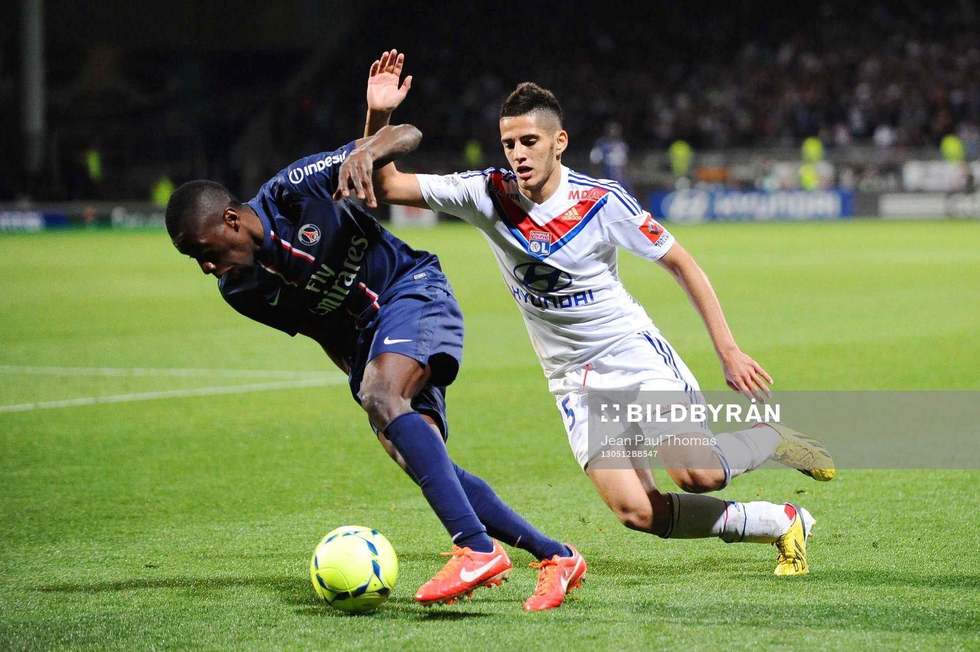 Blaise MATUIDI / Yassine BENZIA - 12.05.2013 - Lyon / Paris