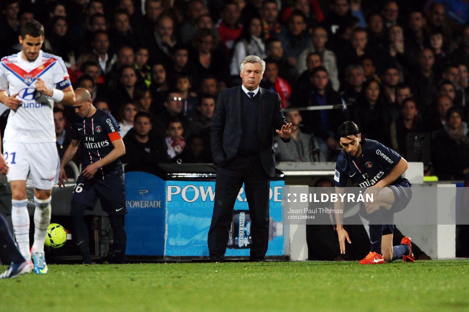Carlo ANCELOTTI - 12.05.2013 - Lyon / Paris Saint Germain -