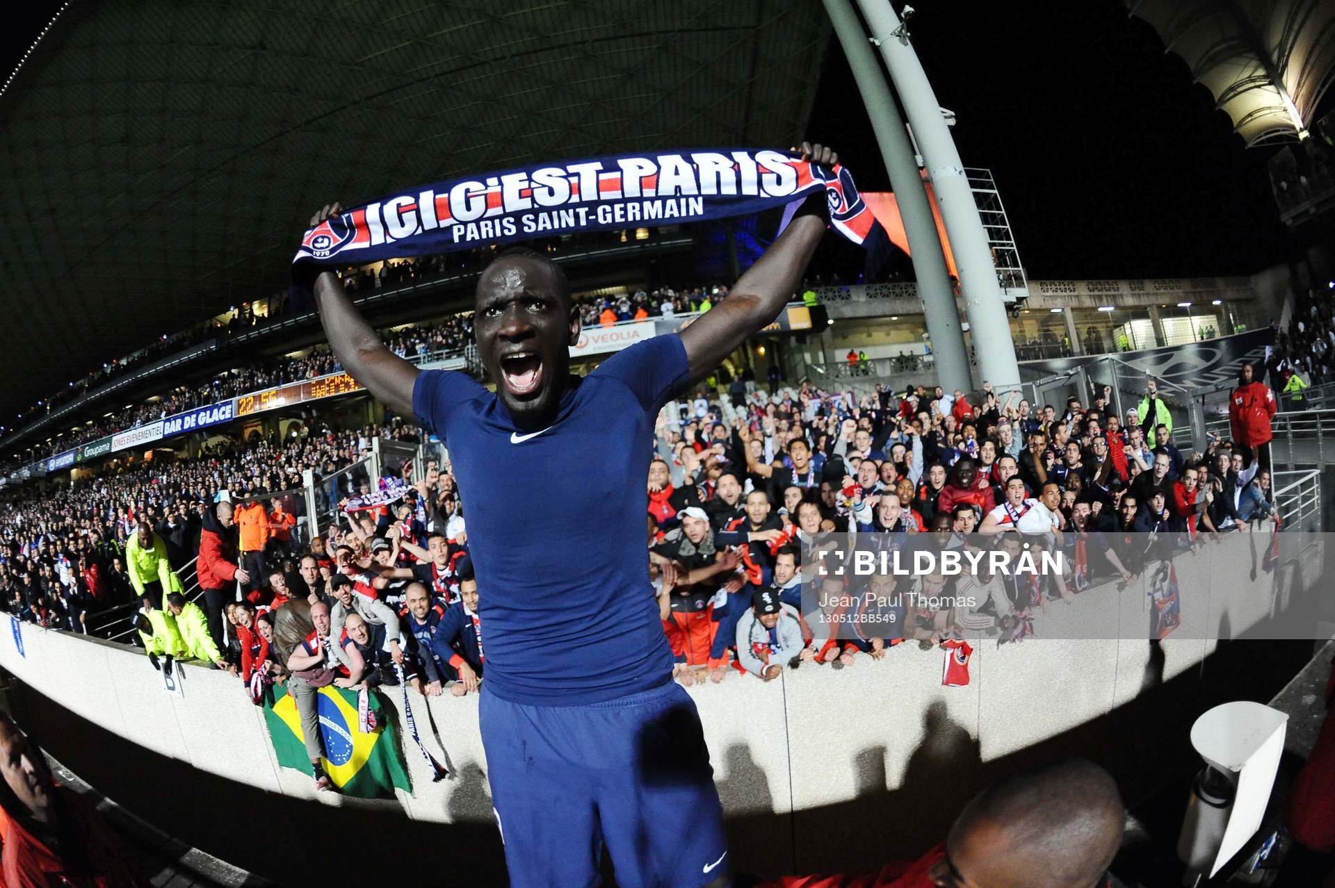  Fotboll, Franska ligan, Lyon - PSG: PSG Champion - Mamadou SAKHO - 12.05.2013 - Lyon / Paris Saint Germain - 36e journee Ligue 1